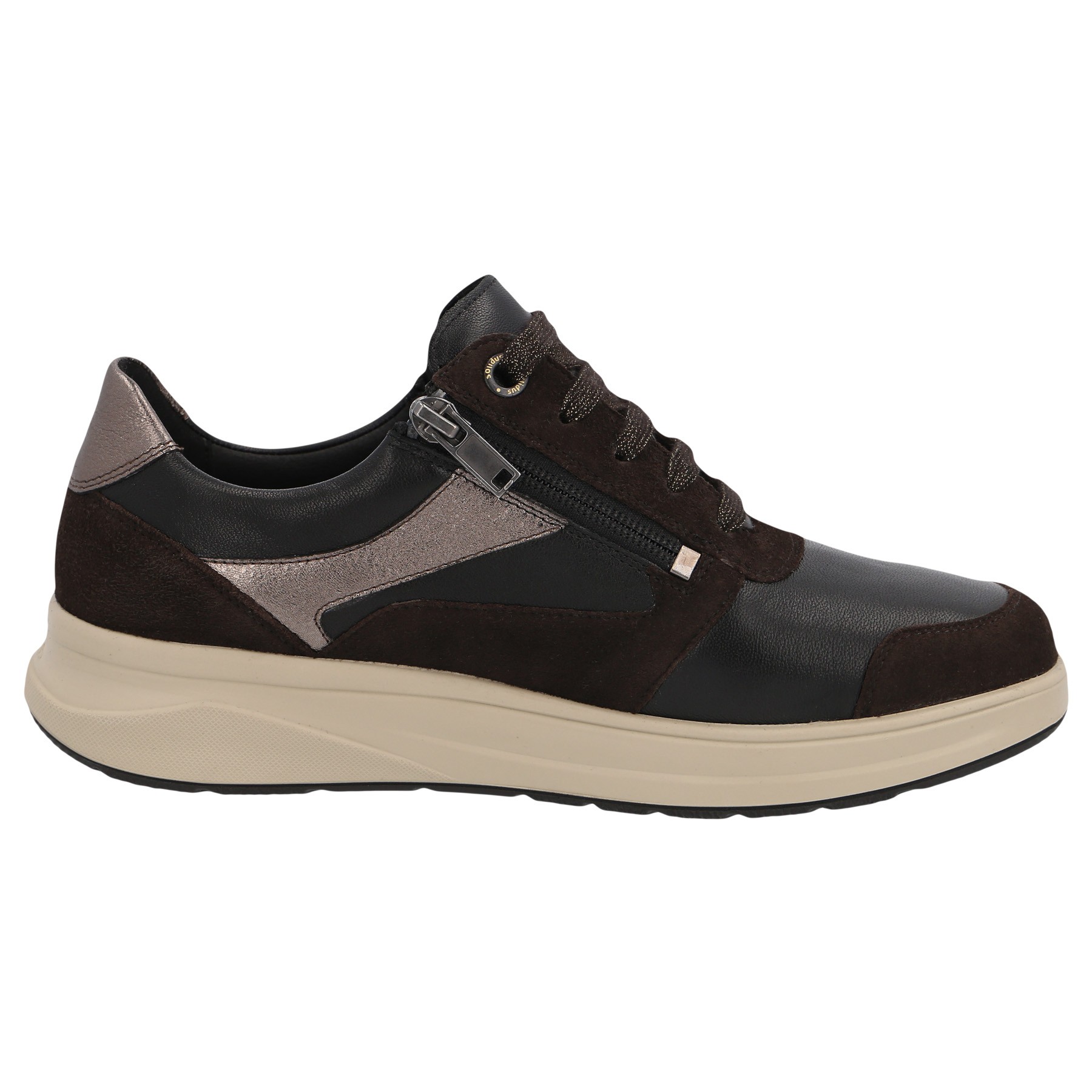 braune halbschuh seitenansicht rechts