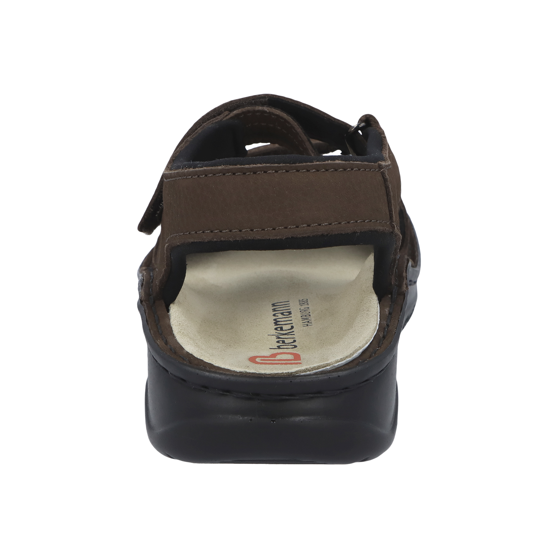 braune sandale hinteransicht