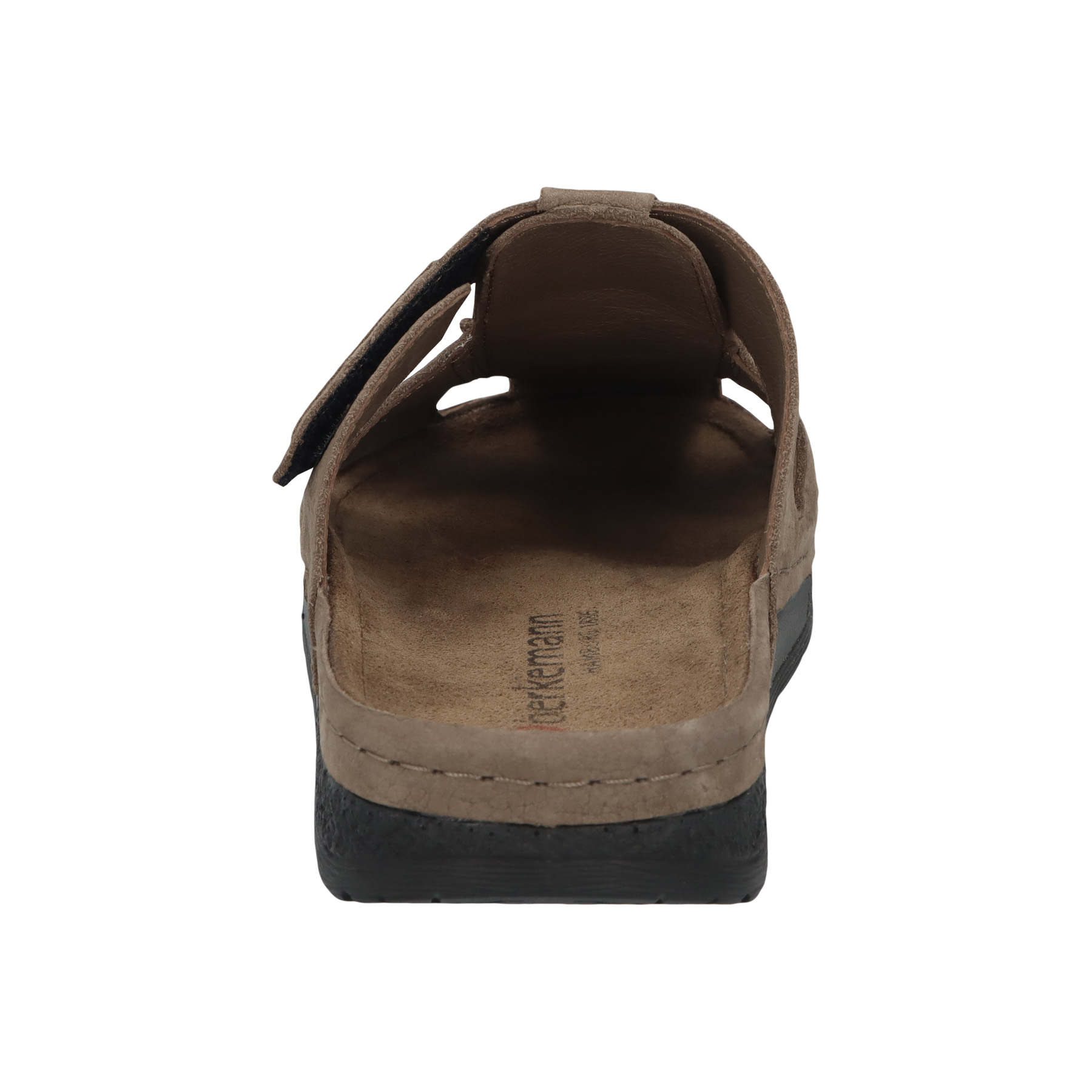 braune pantolette hinteransicht