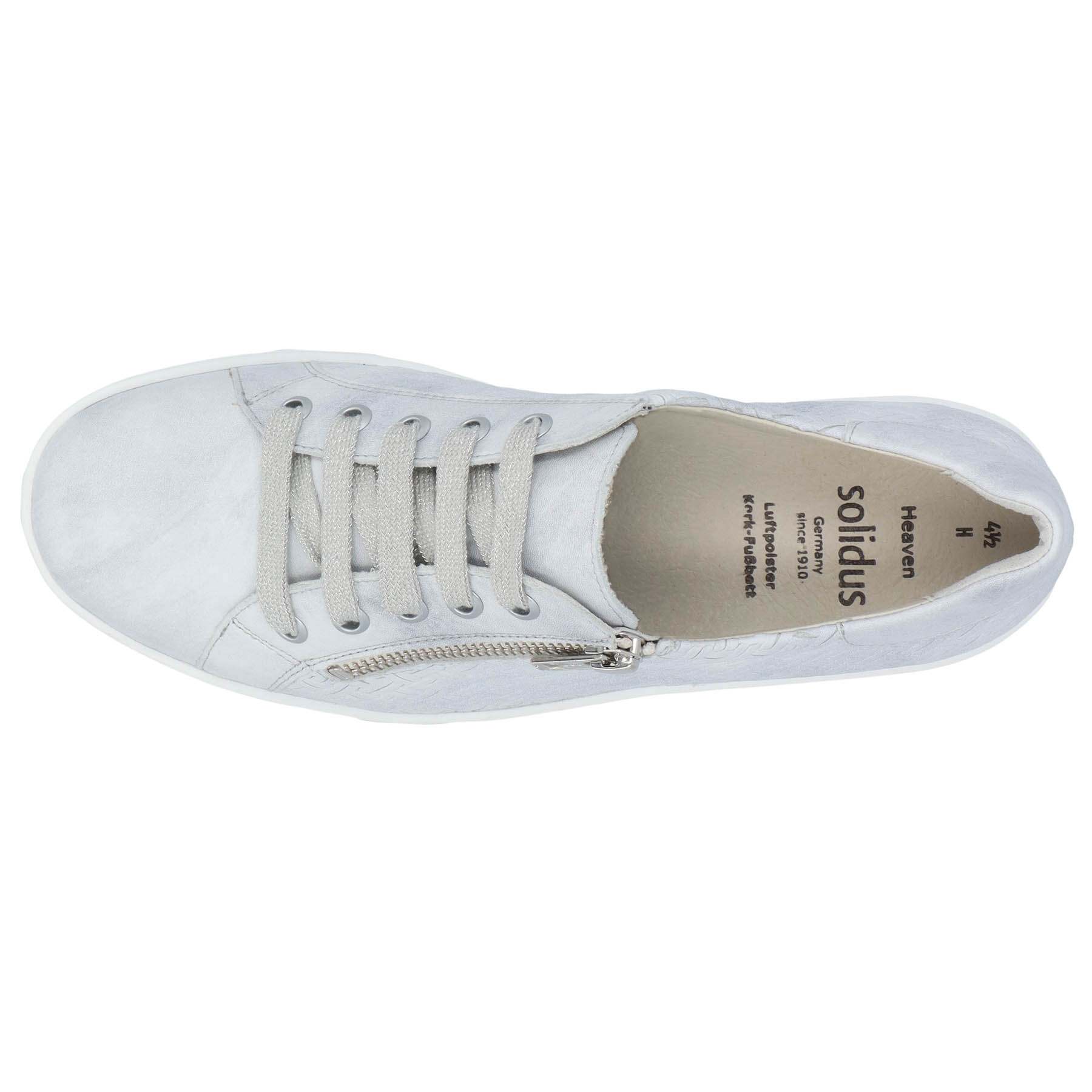 graue halbschuh draufsicht