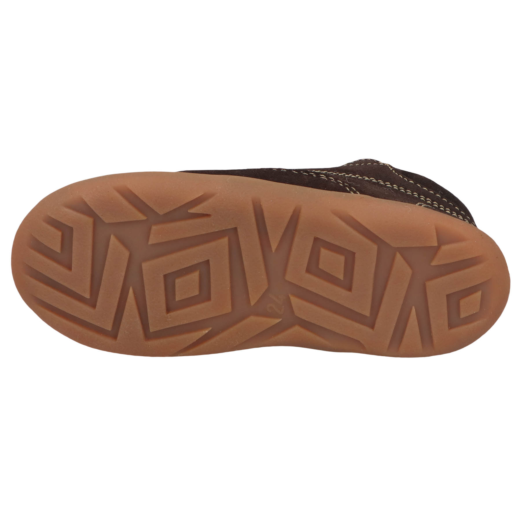 braune lauflernschuhe sohlenansicht