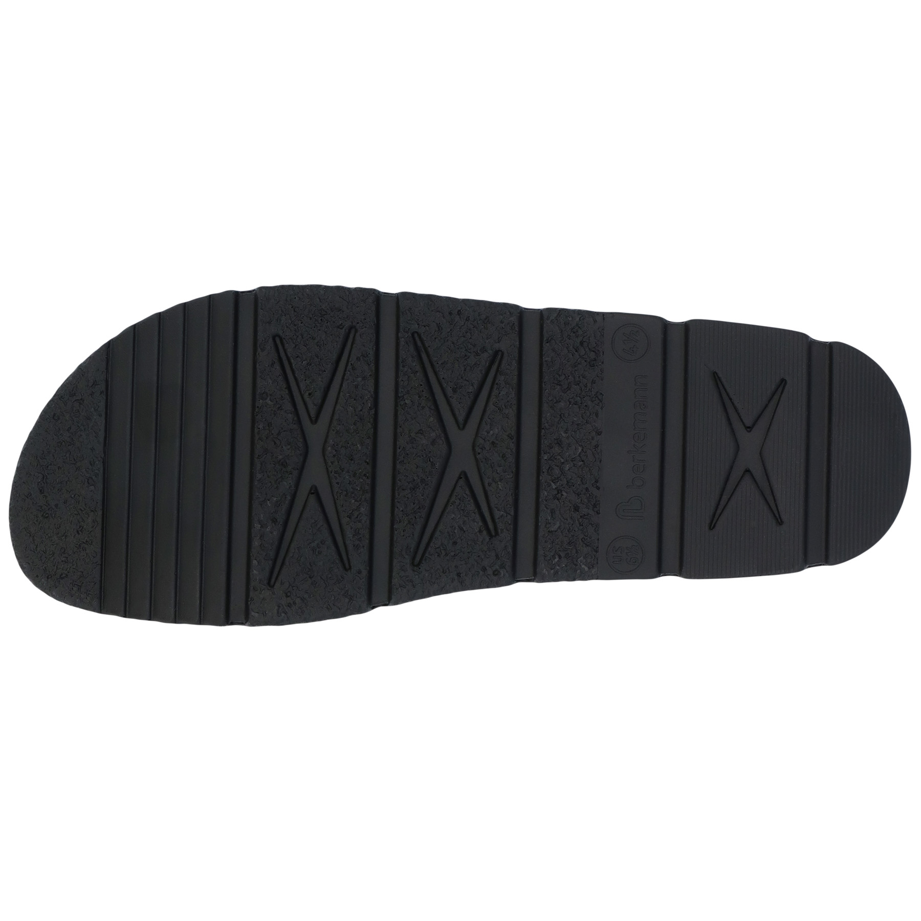 schwarze clogs sohlenansicht