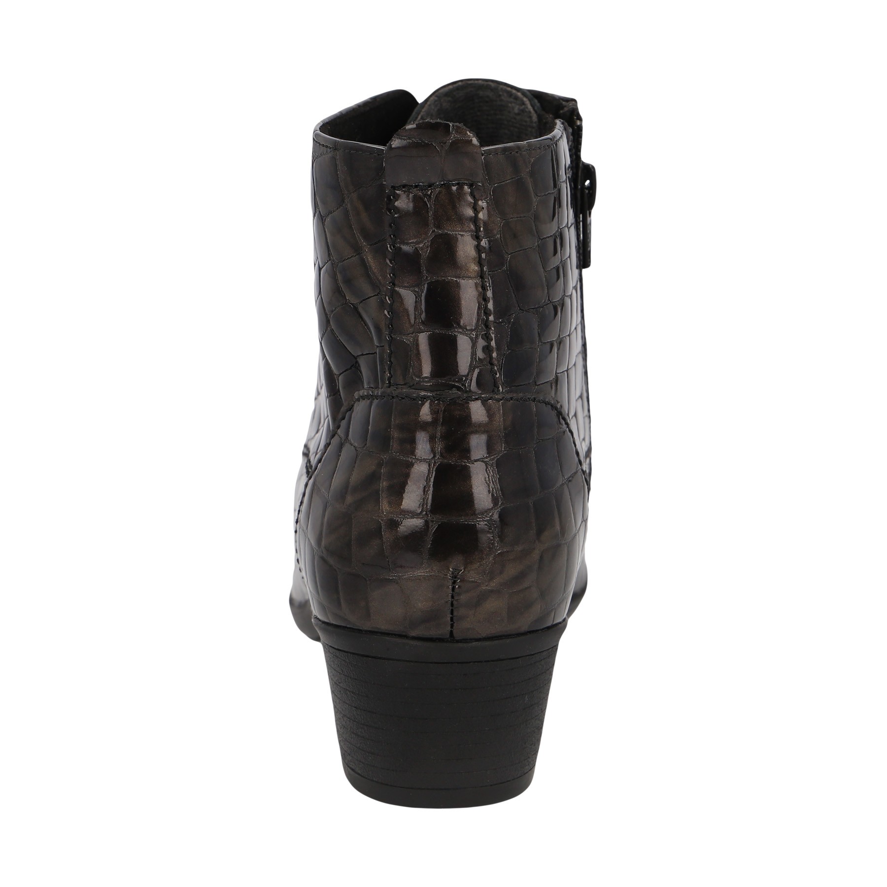 schwarze stiefel hinteransicht
