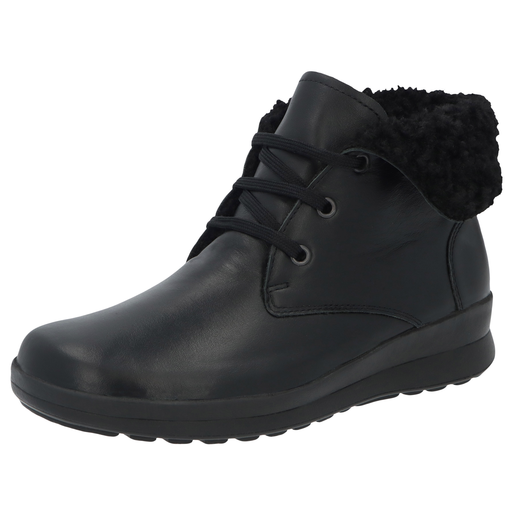 schwarze stiefeletten 3-4 ansicht