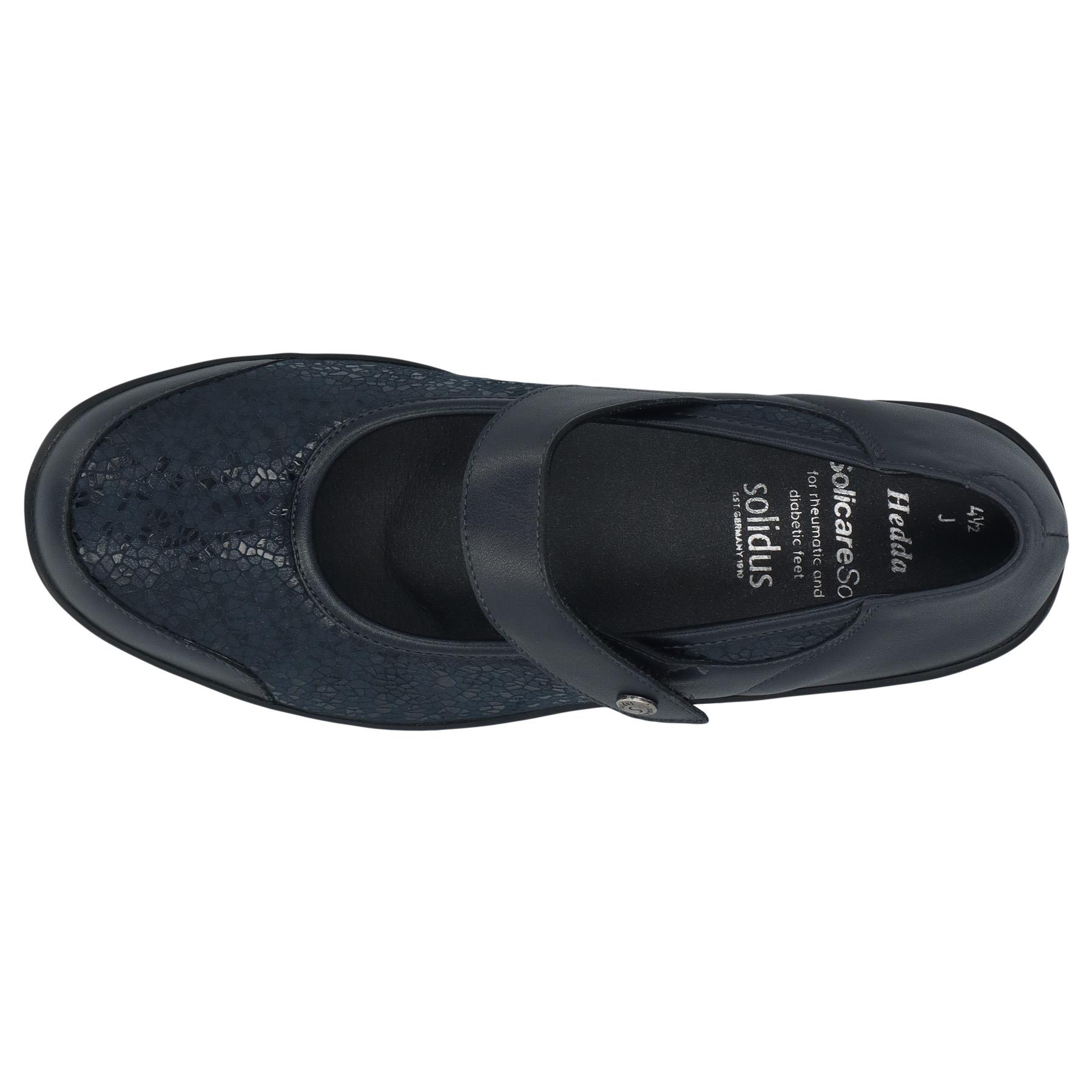 blaue halbschuh draufsicht