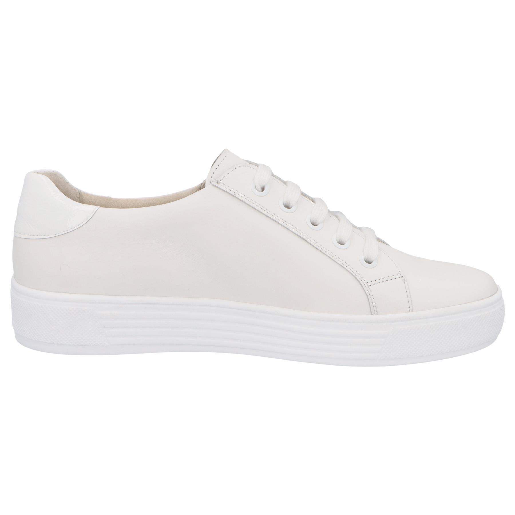 weiße halbschuh seitenansicht rechts