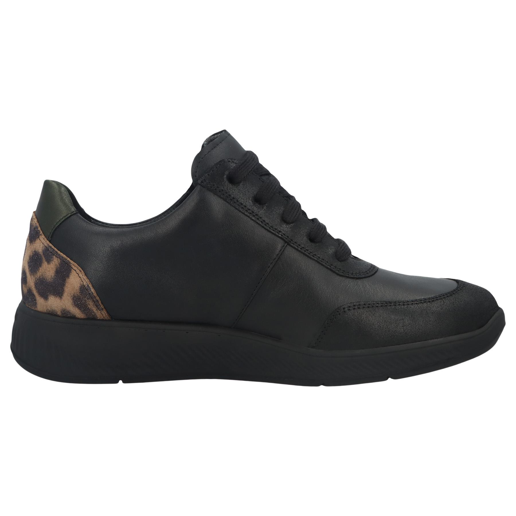 schwarze halbschuh seitenansicht rechts