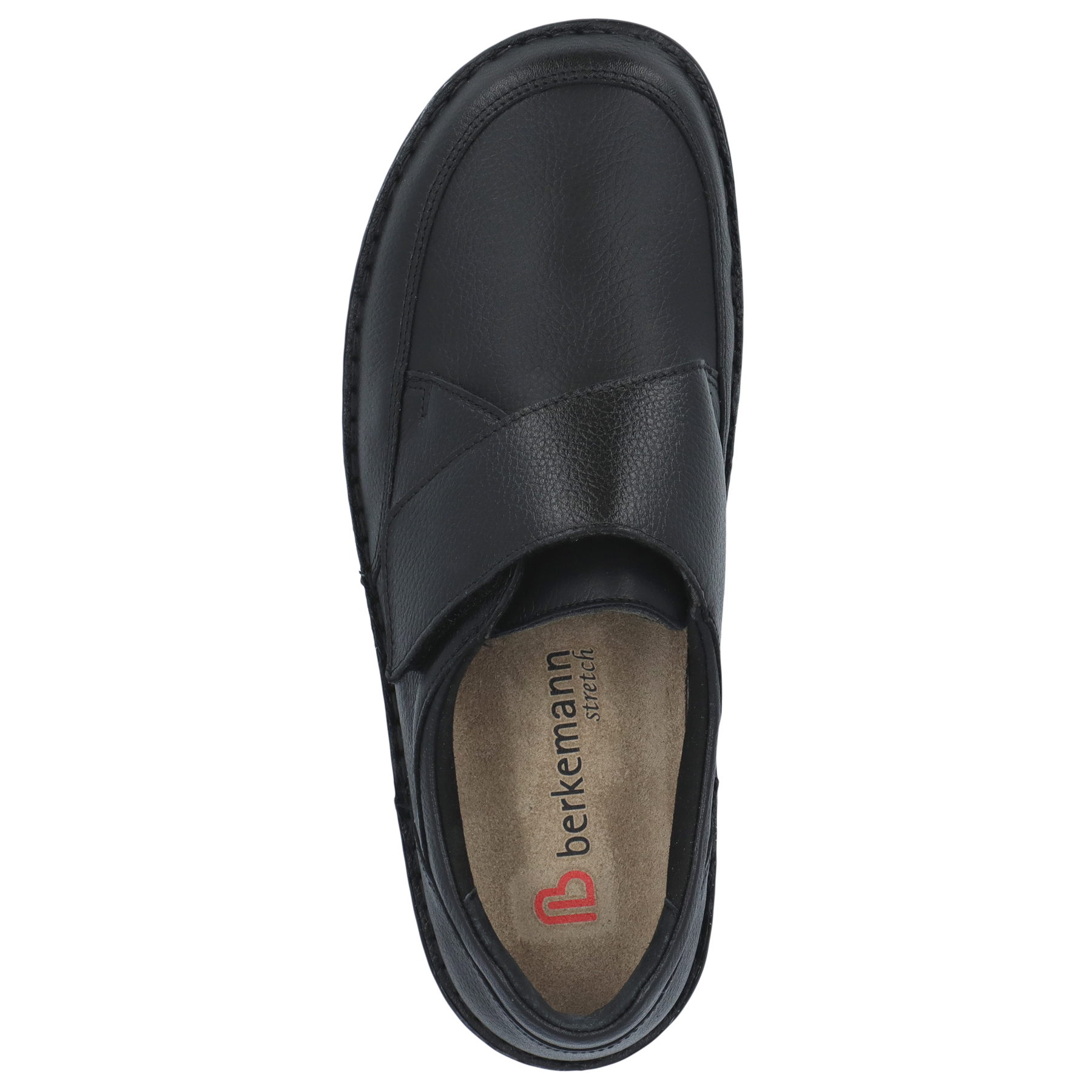 schwarze halbschuh draufsicht