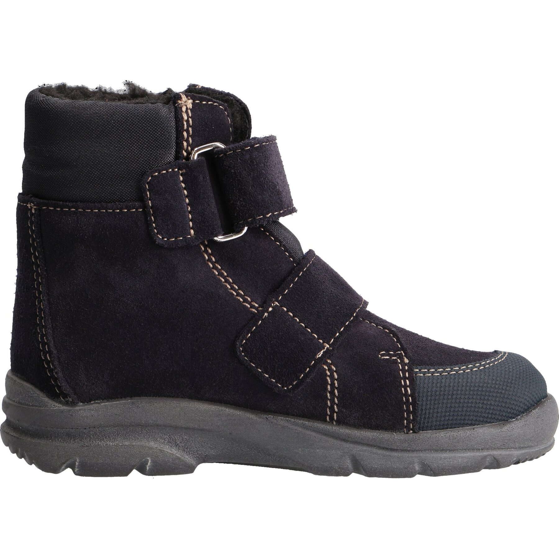 blaue stiefeletten seitenansicht rechts