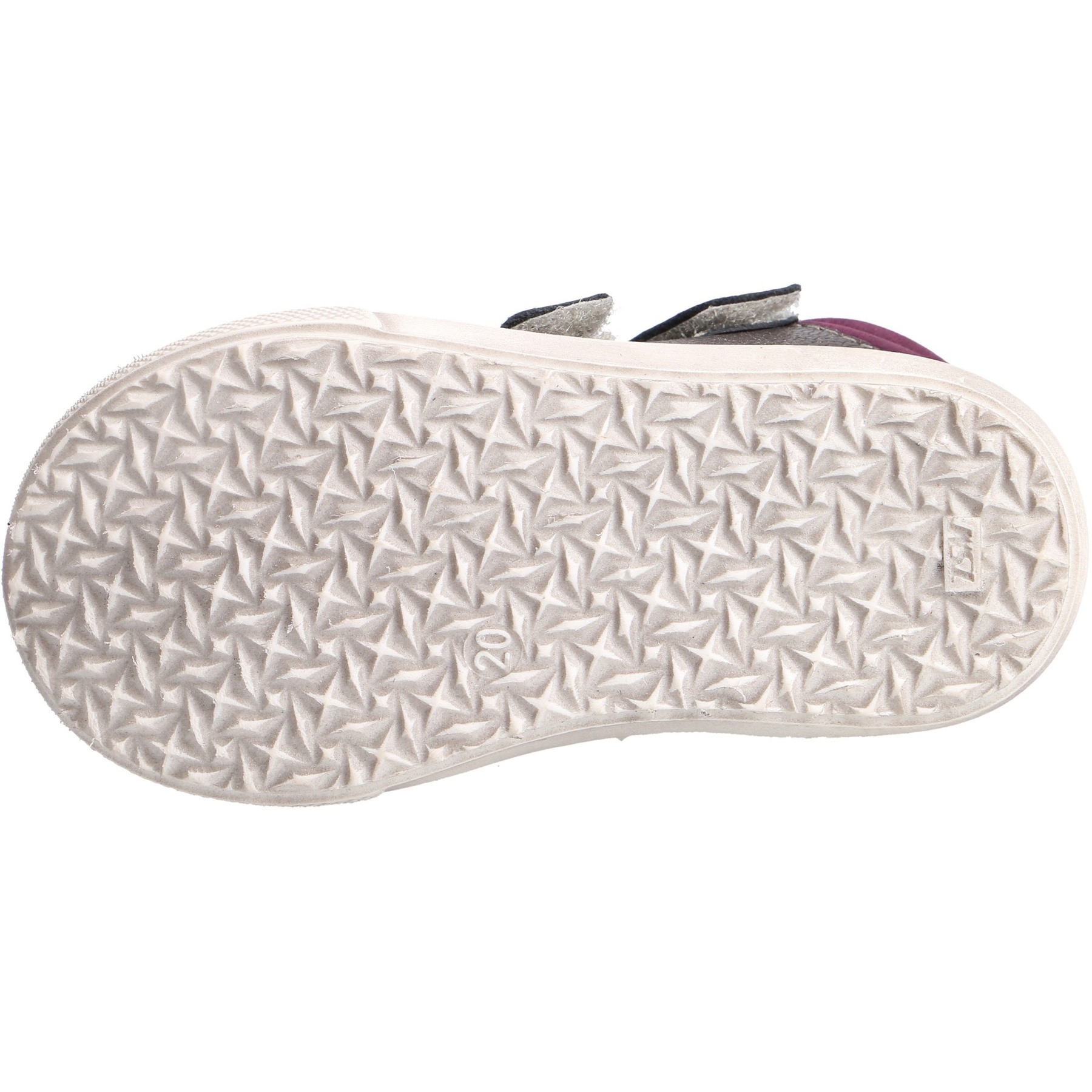 mehrfarbige mid cut sohlenansicht