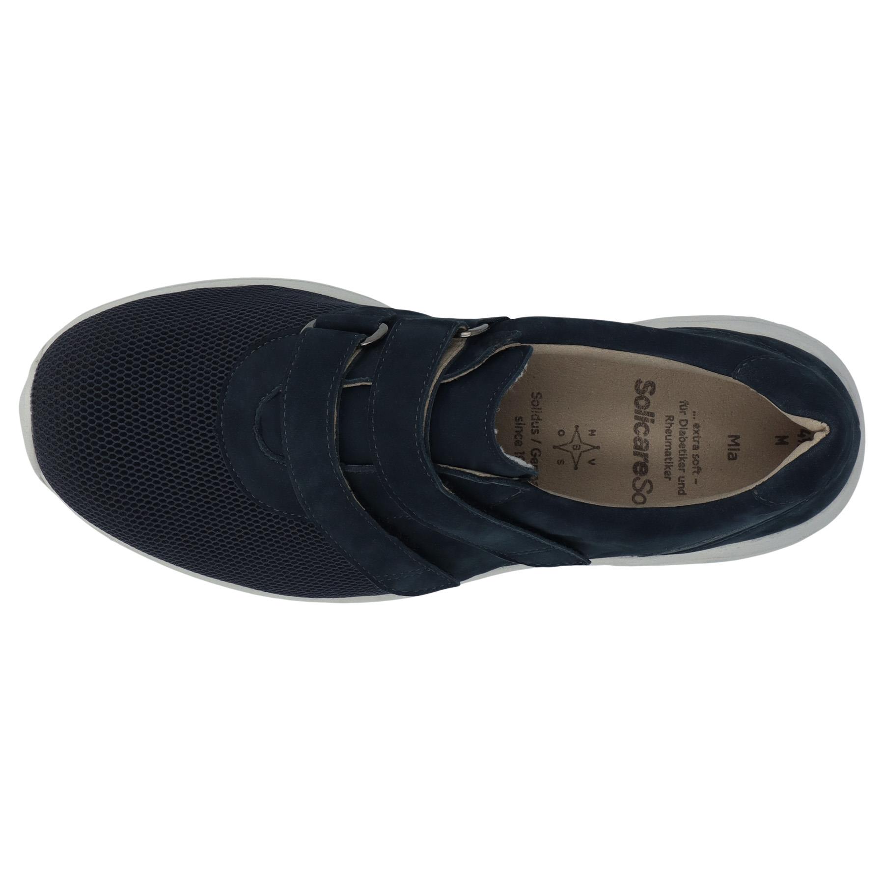 blaue slipper draufsicht