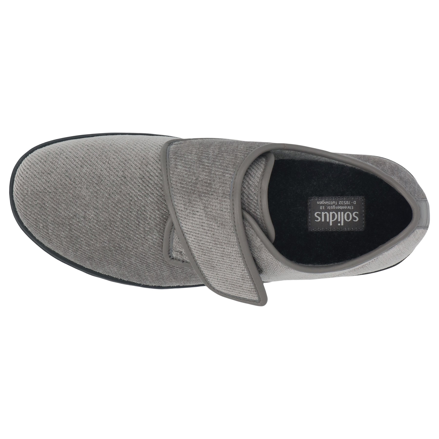 graue halbschuh draufsicht