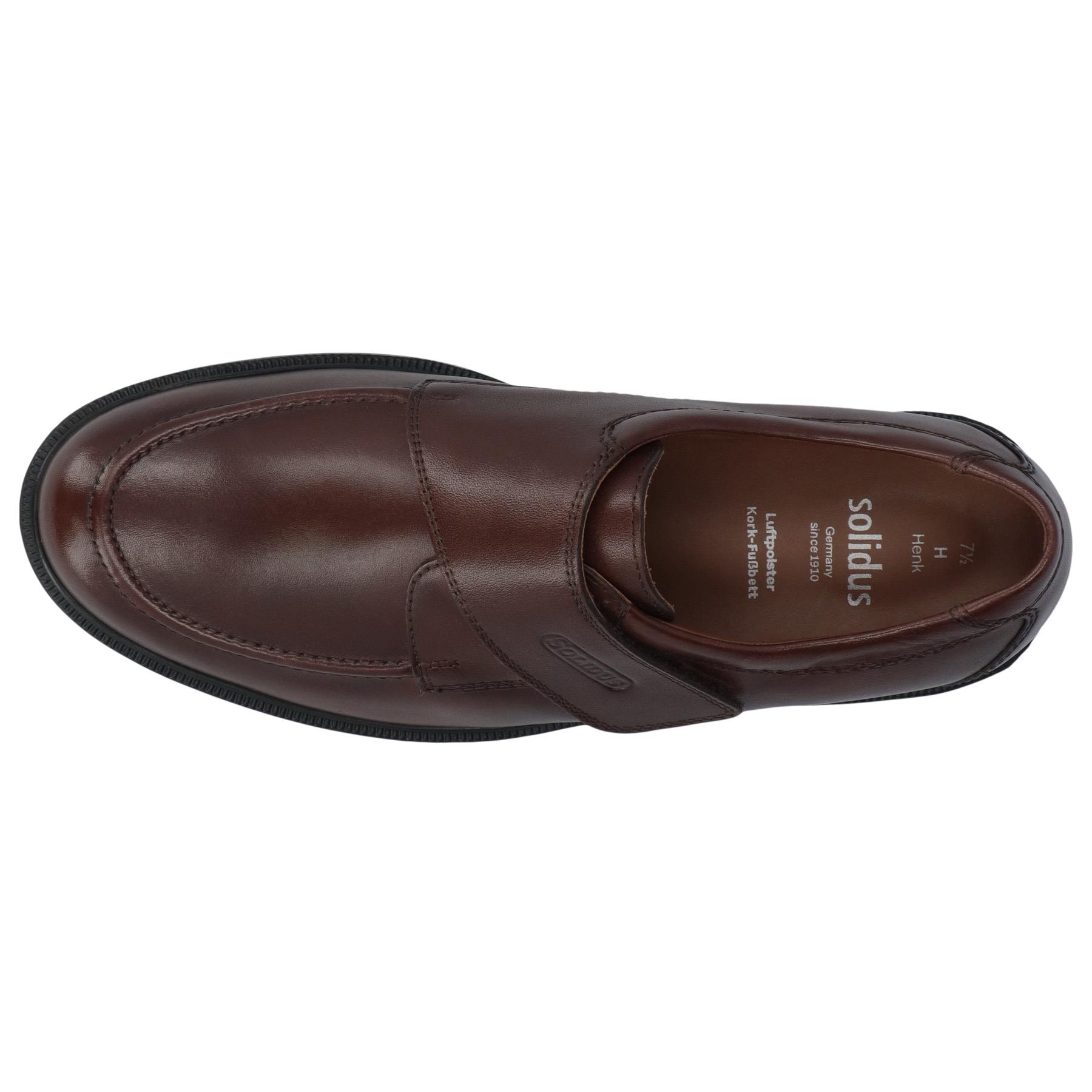 braune halbschuh draufsicht