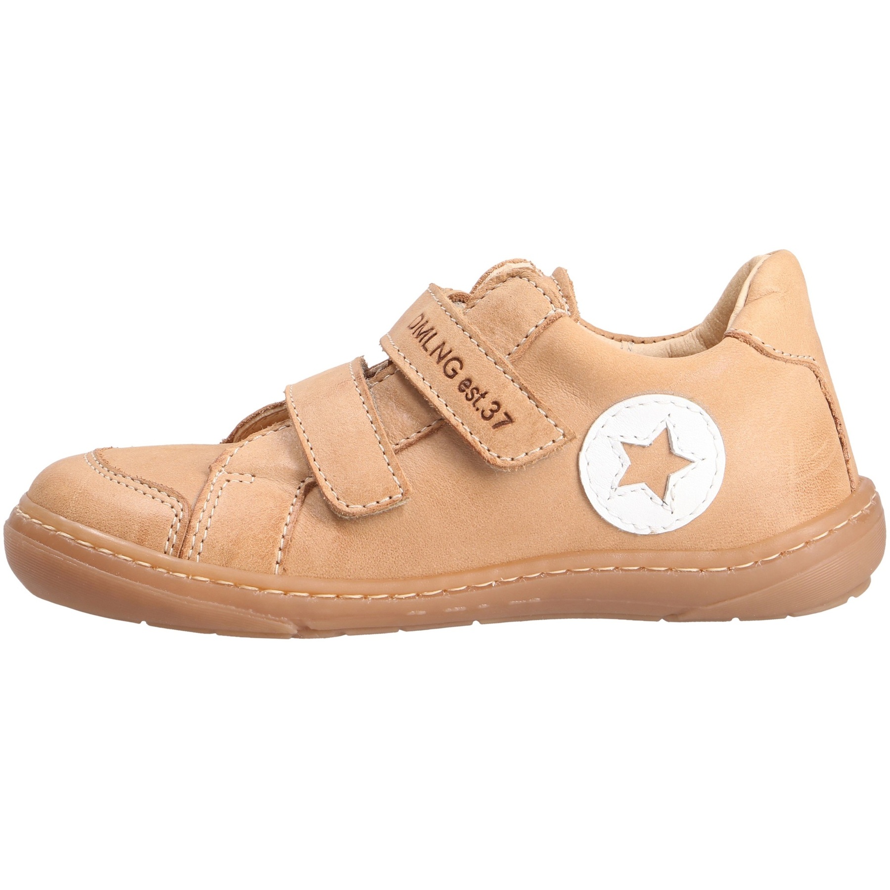 braune halbschuh seitenansicht links