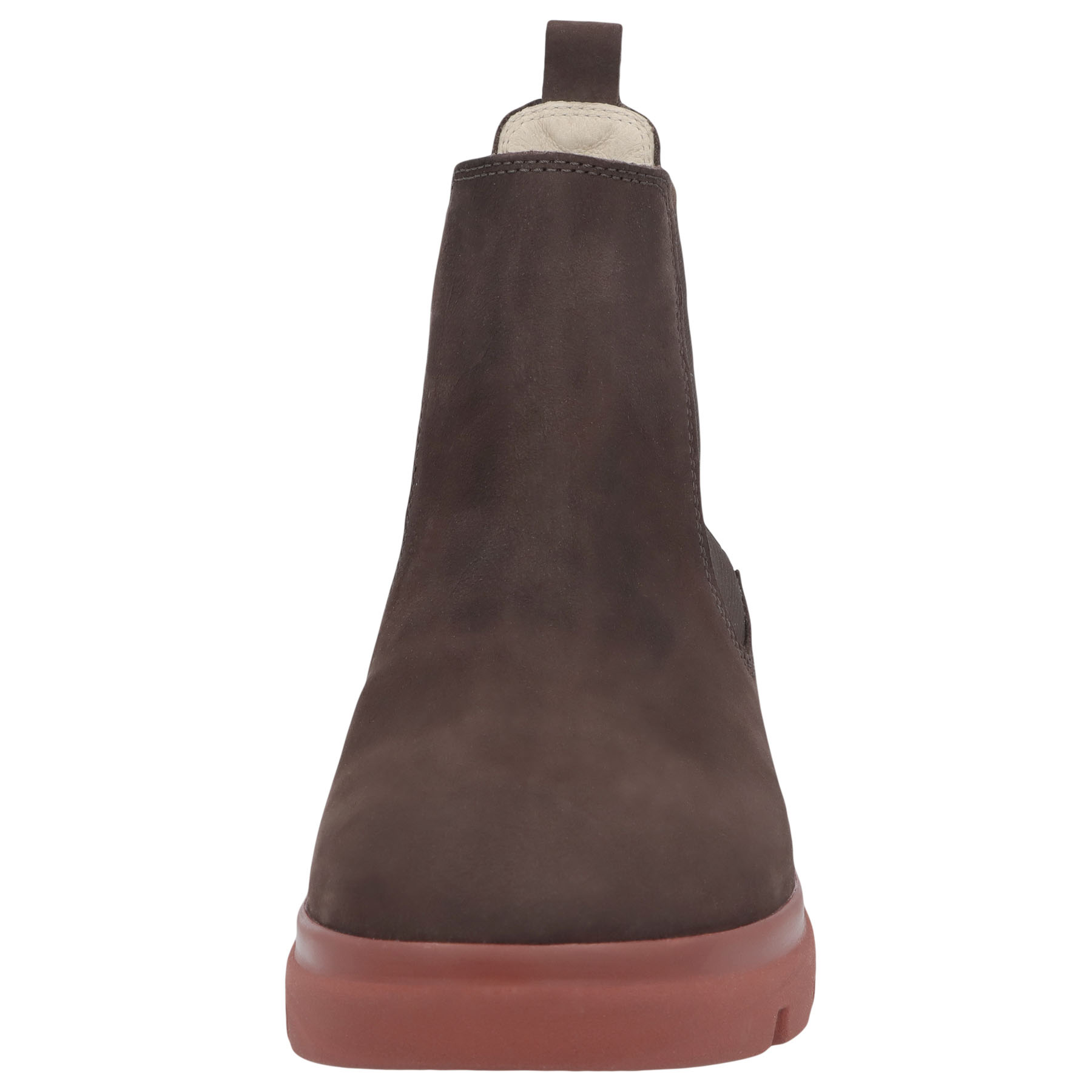 braune stiefeletten vorderansicht