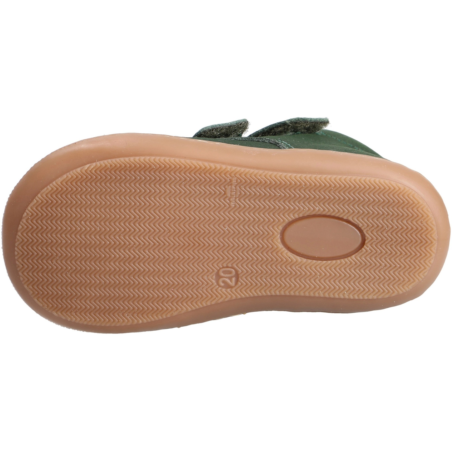 grüne lauflernschuhe sohlenansicht