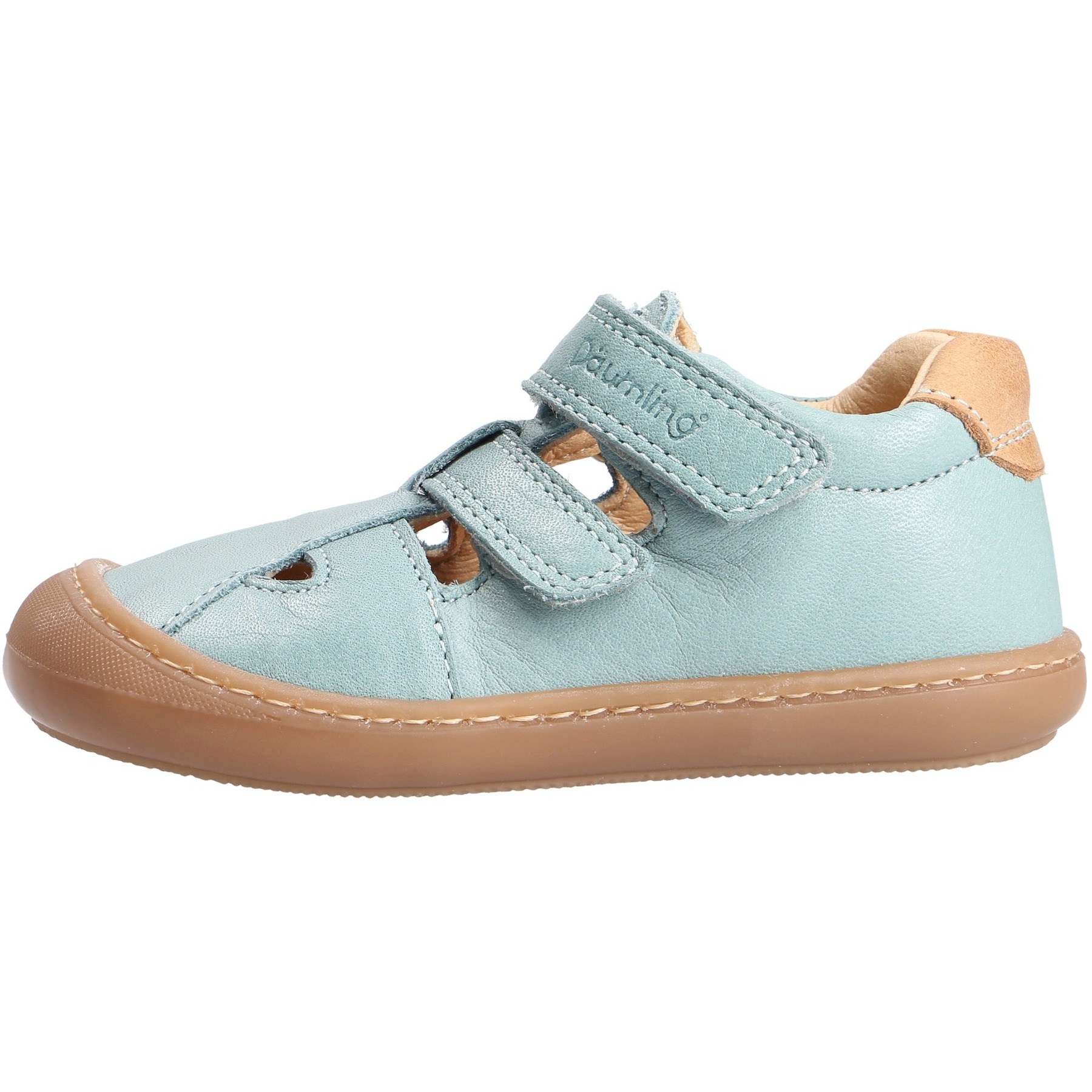 grüne lauflernschuhe seitenansicht links