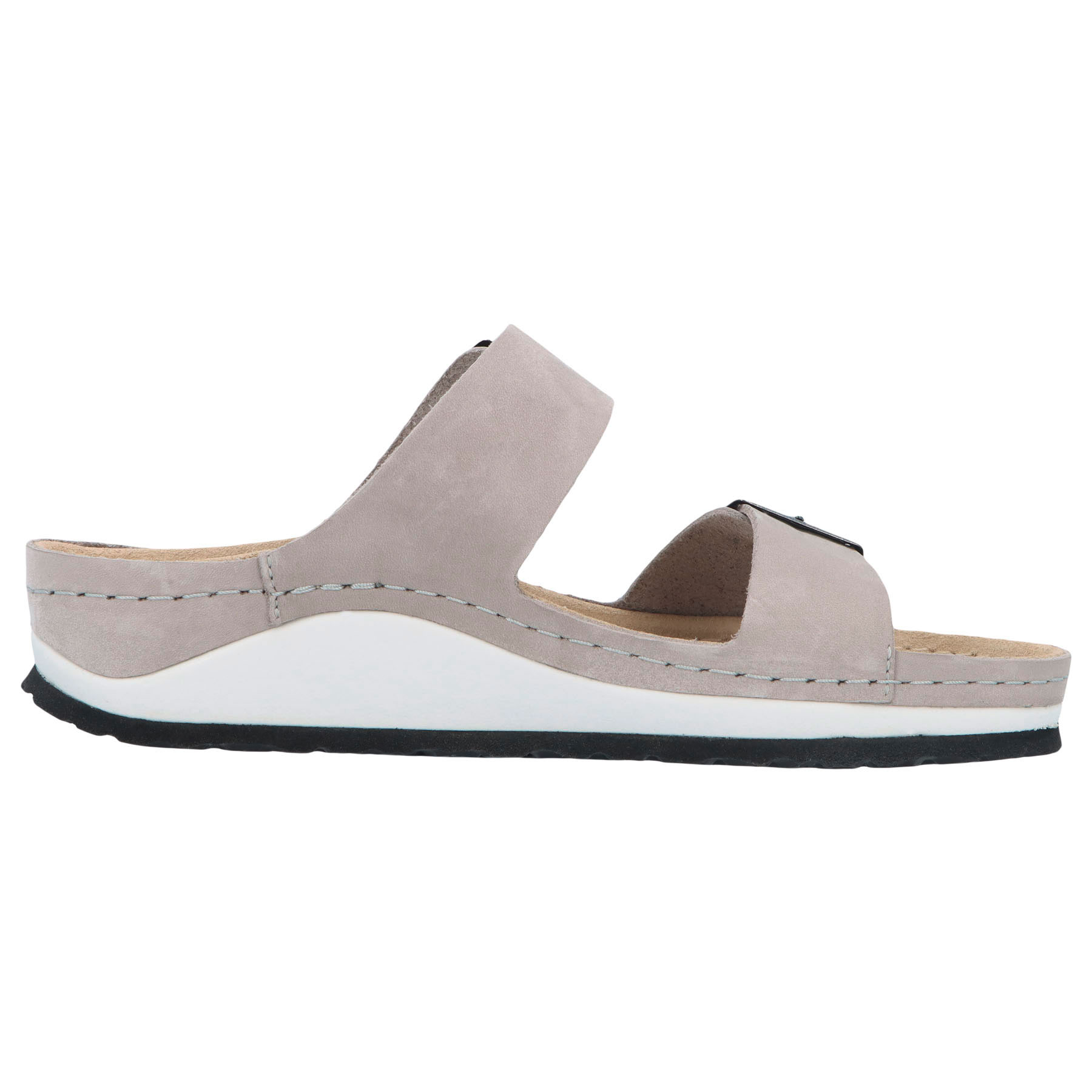 graue pantolette seitenansicht rechts