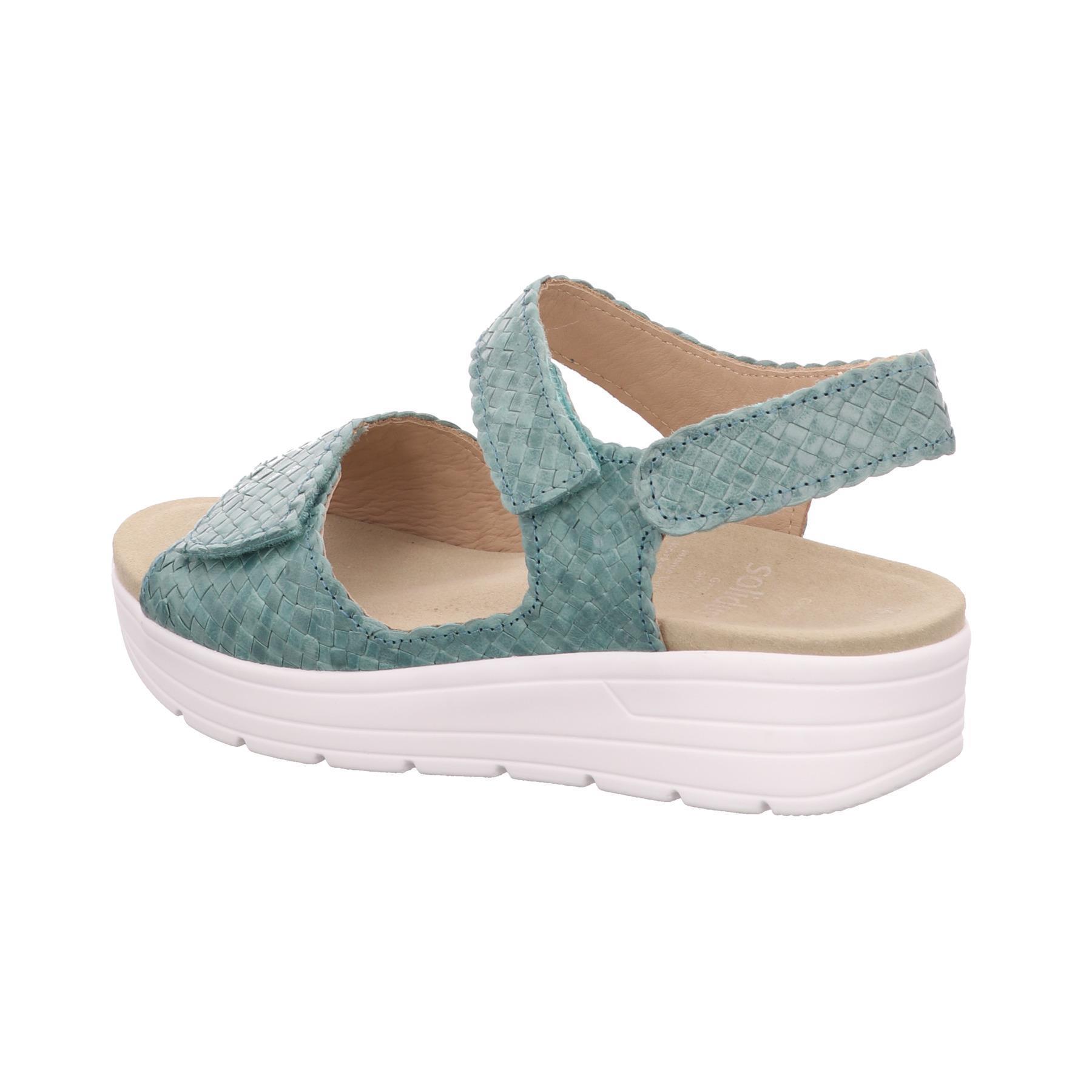 grüne sandale seitenansicht links