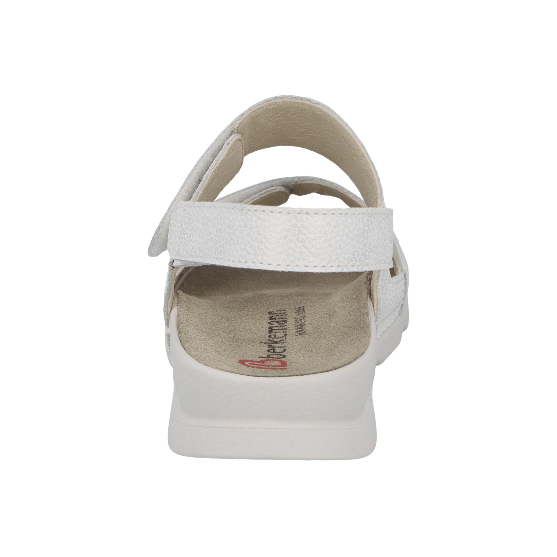 weiße sandale hinteransicht