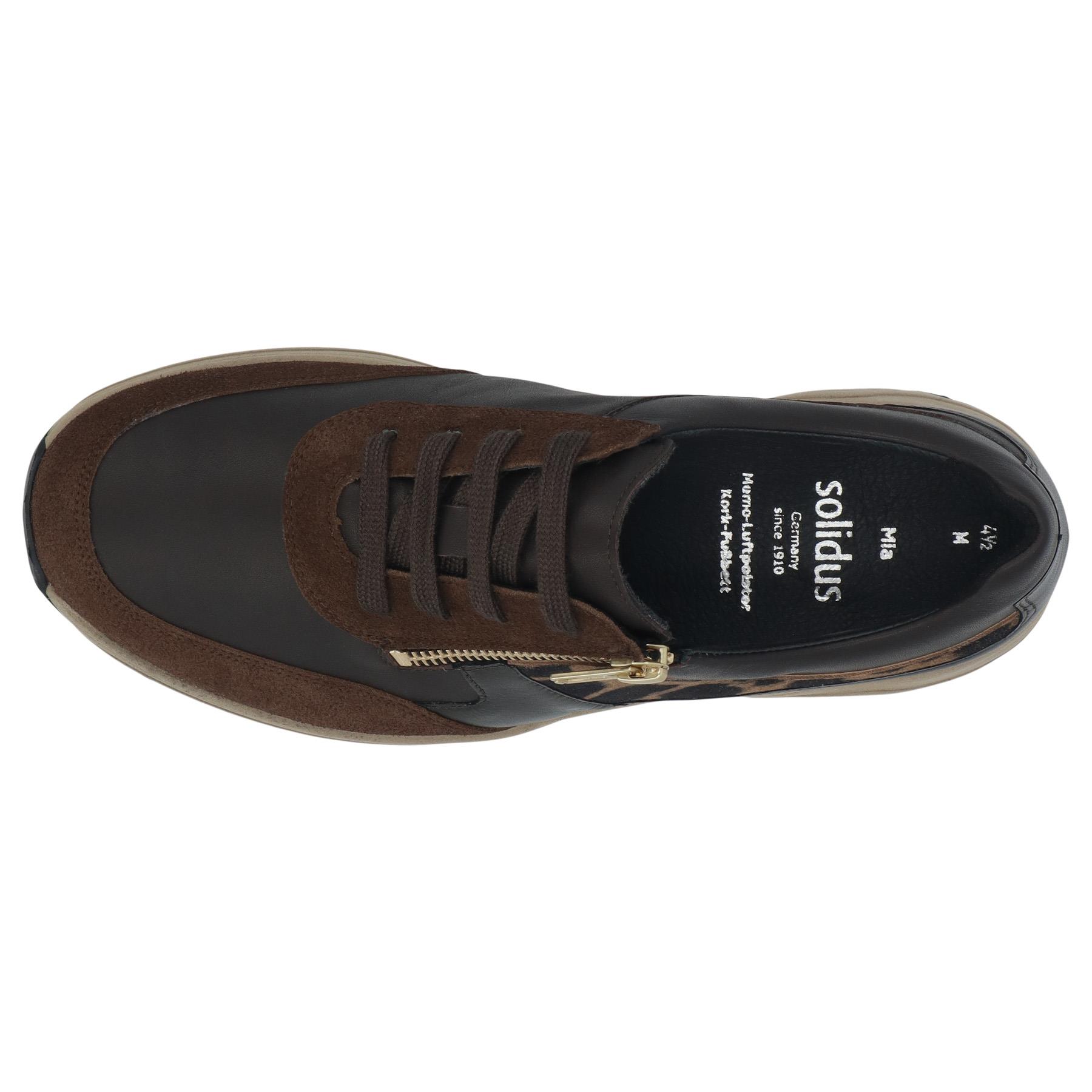 braune halbschuh draufsicht