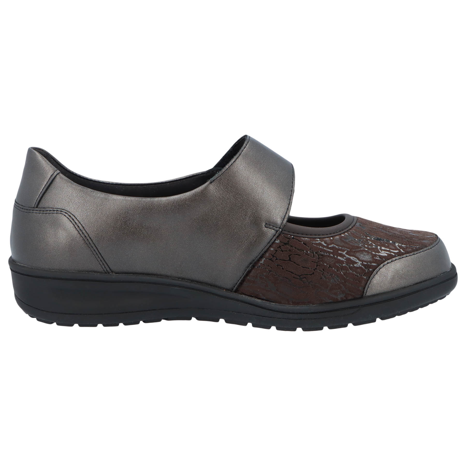 braune halbschuh seitenansicht rechts