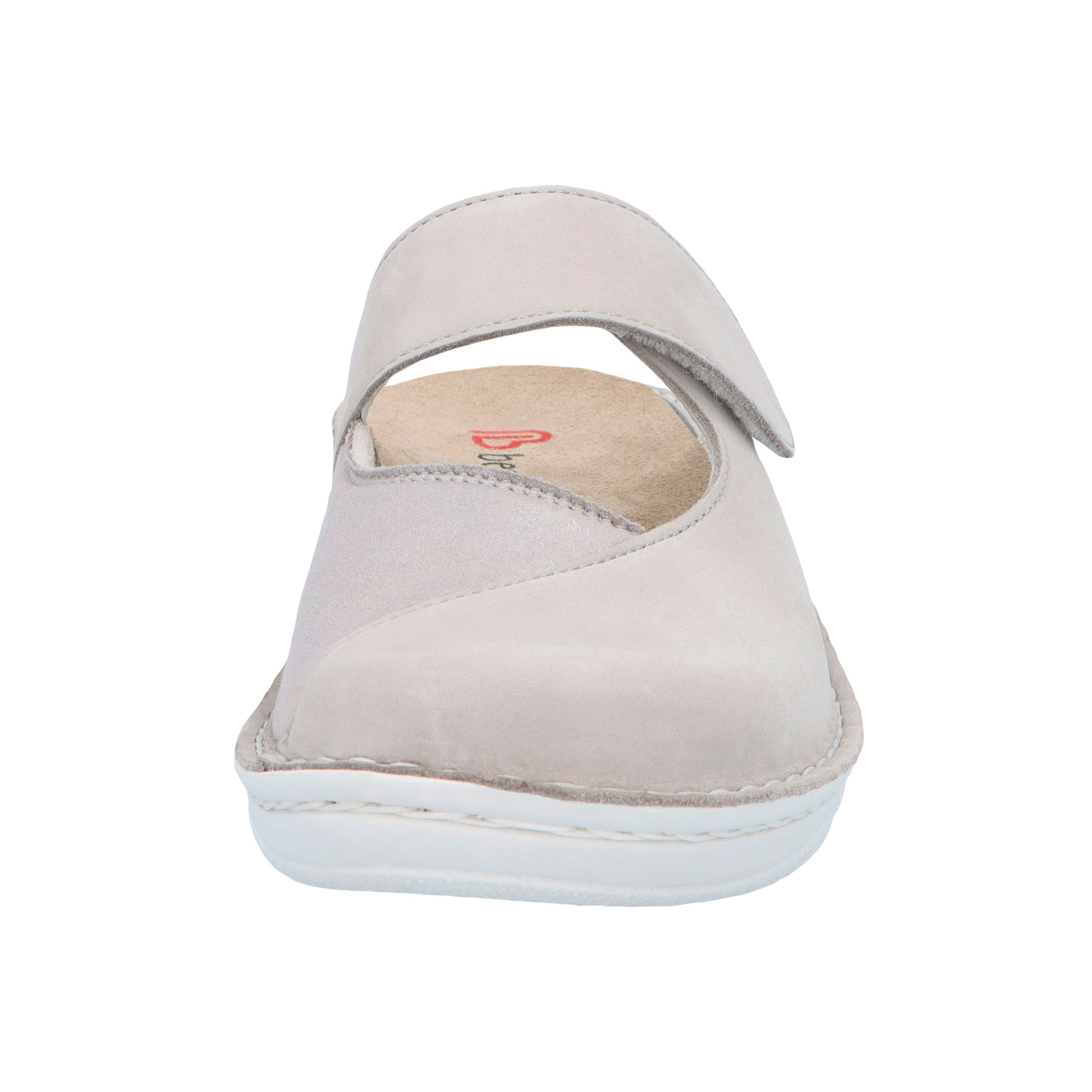 graue clogs vorderansicht