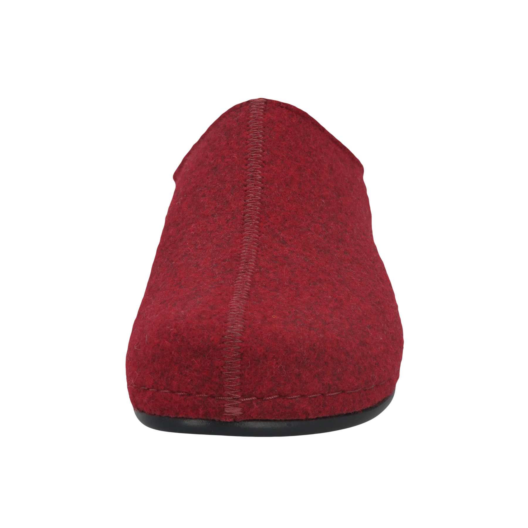 rote hausschuhe vorderansicht