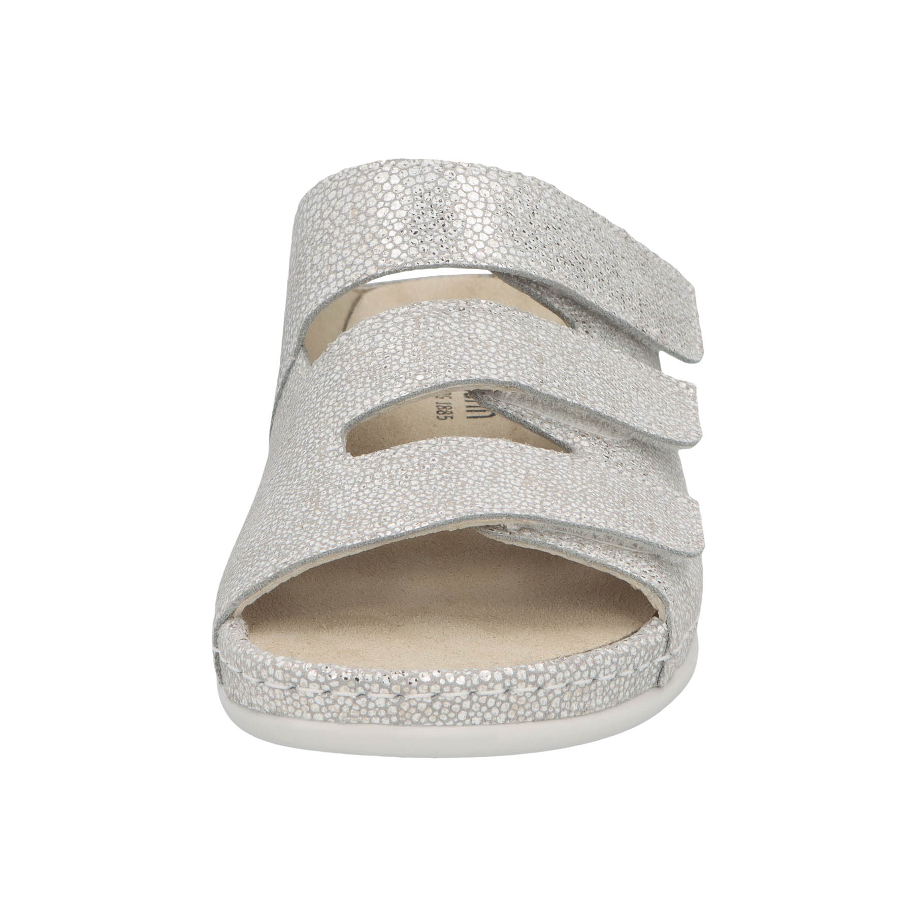 mehrfarbige pantolette vorderansicht