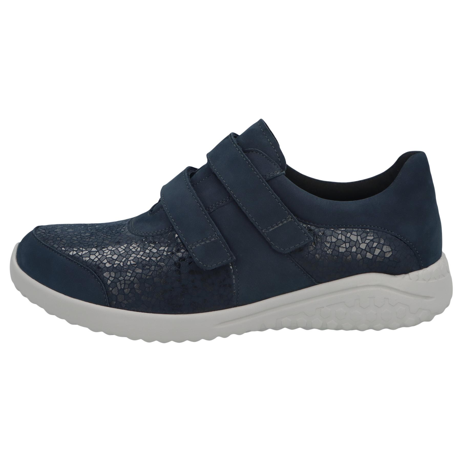 blaue slipper seitenansicht links