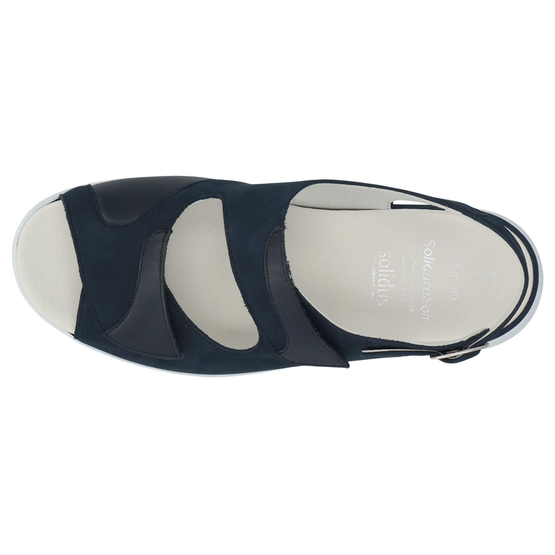 blaue sandale draufsicht