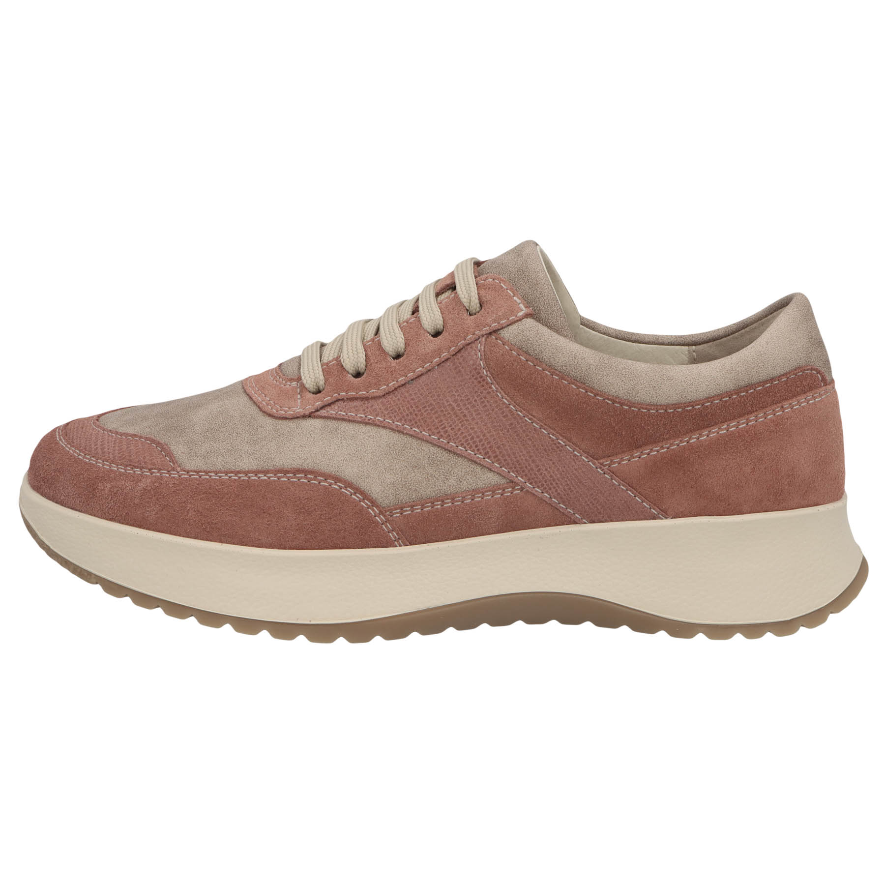 braune halbschuh seitenansicht links