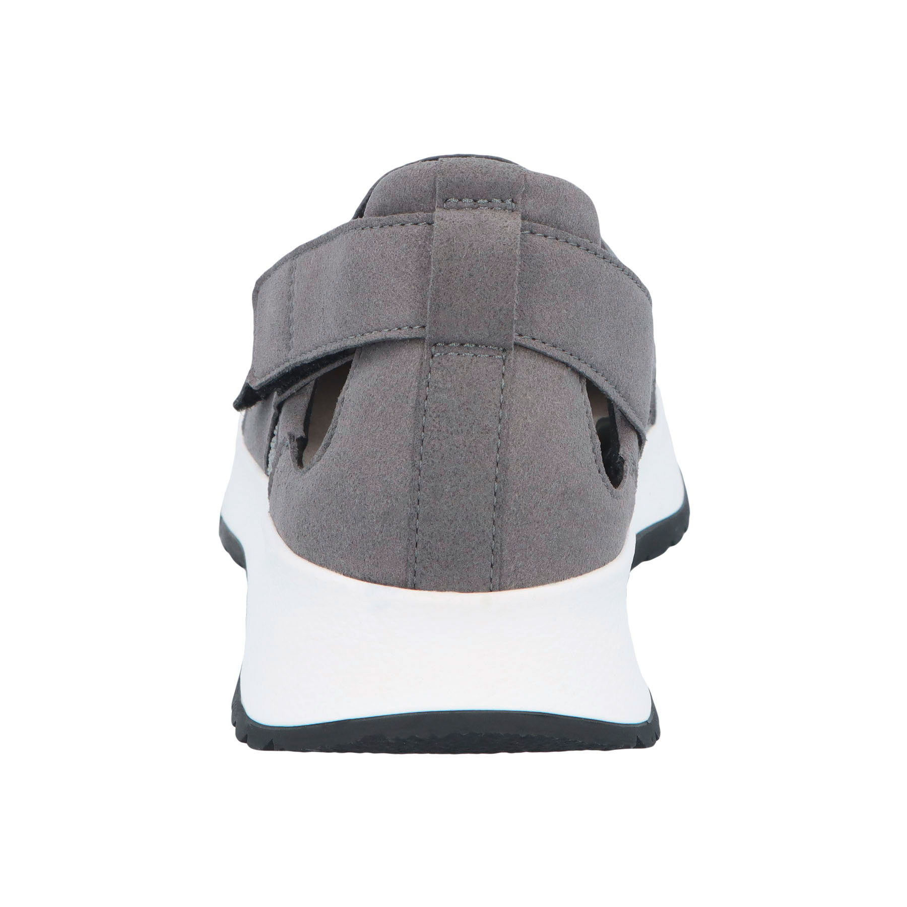 graue sneaker hinteransicht