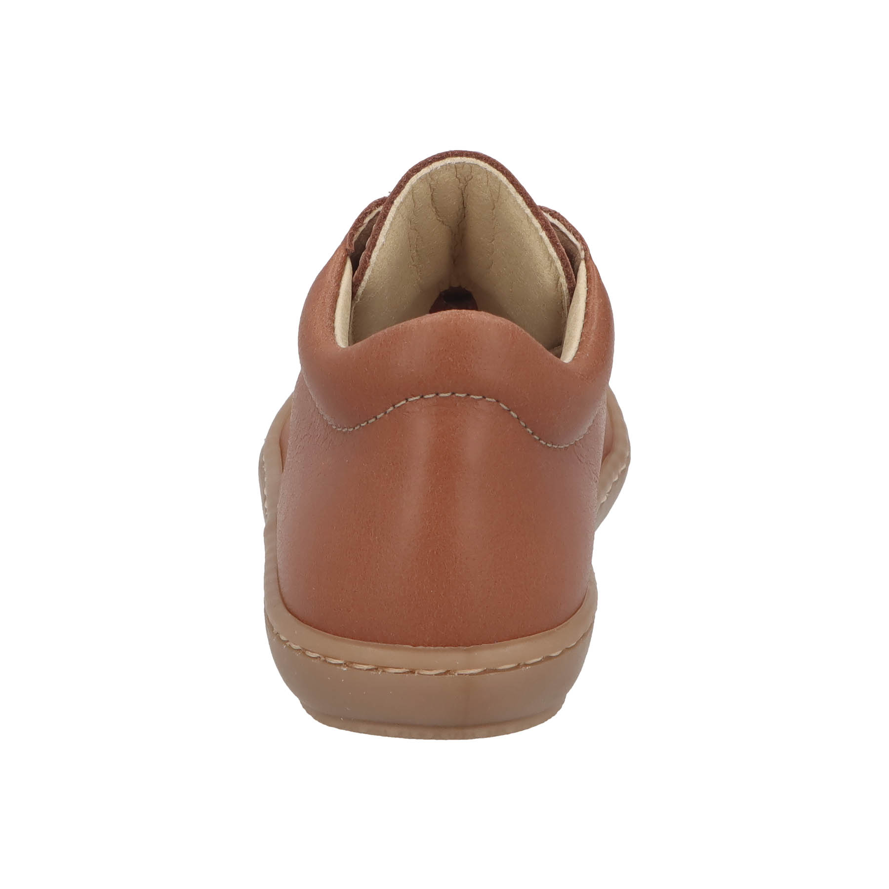 braune lauflernschuhe hinteransicht