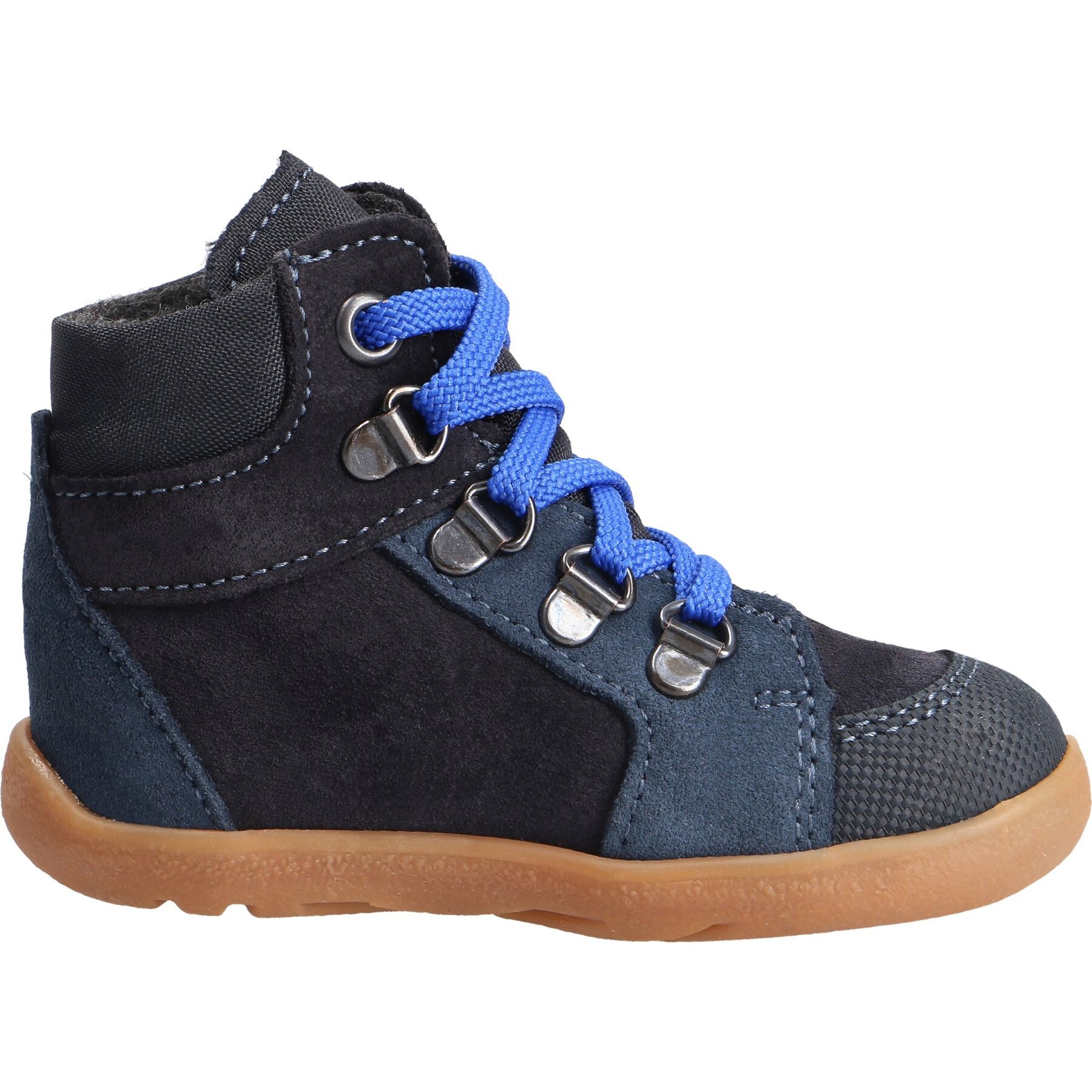 blaue lauflernschuhe seitenansicht rechts