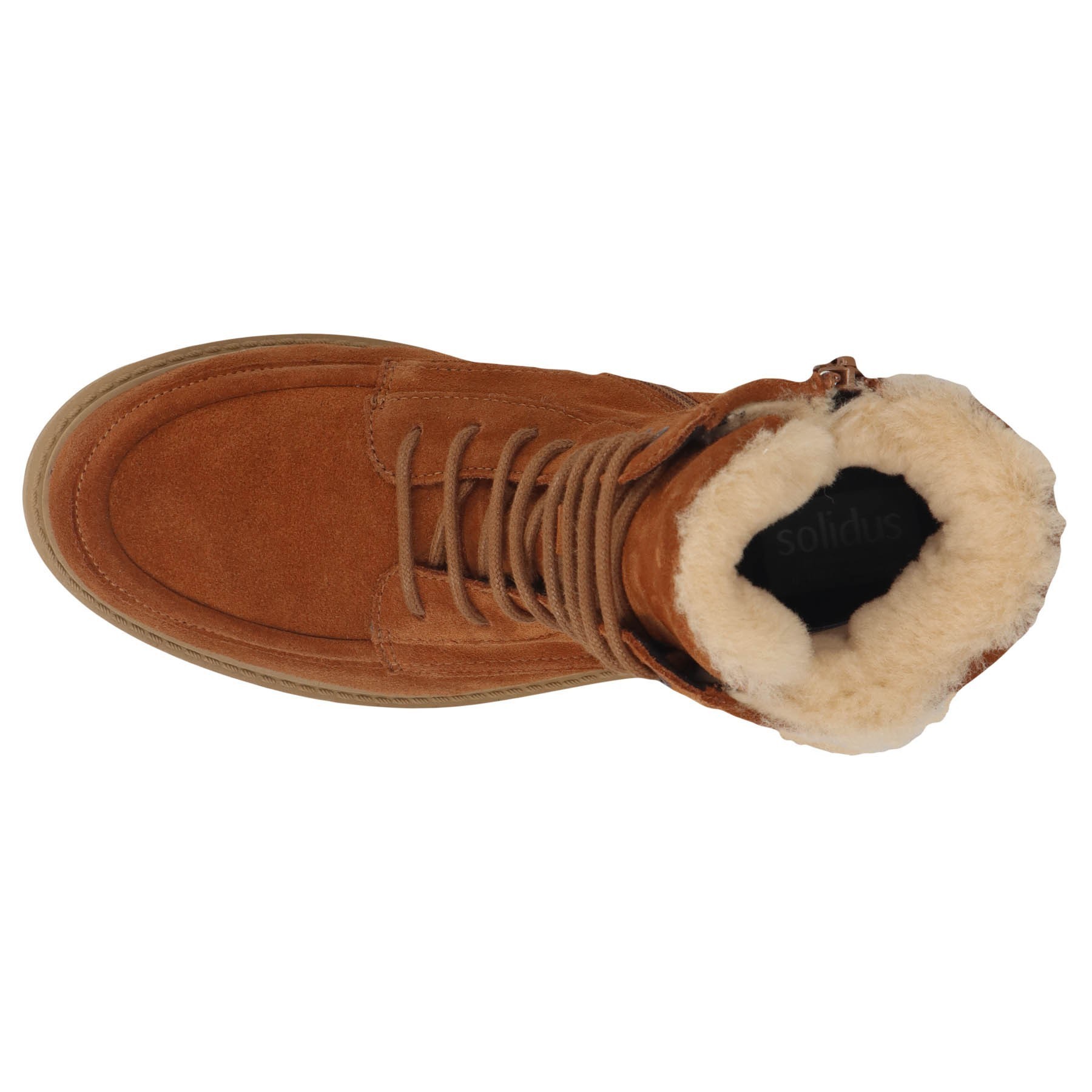 braune stiefel draufsicht