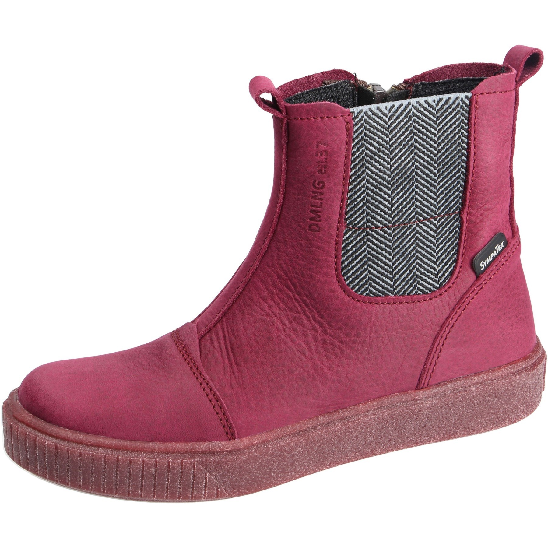 rote stiefel 3-4 ansicht