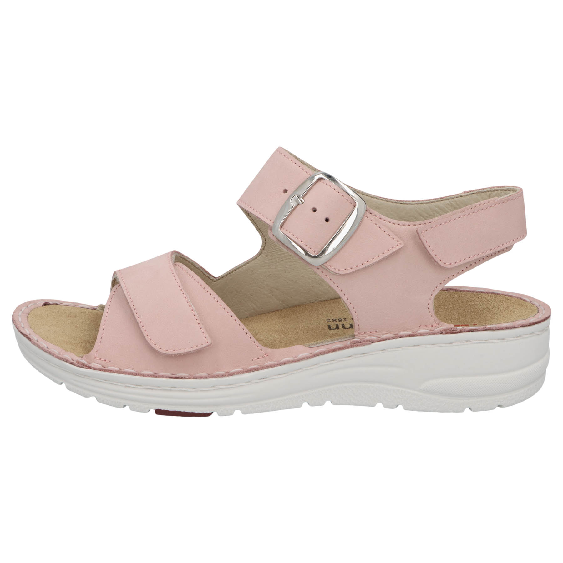 rote sandale seitenansicht links