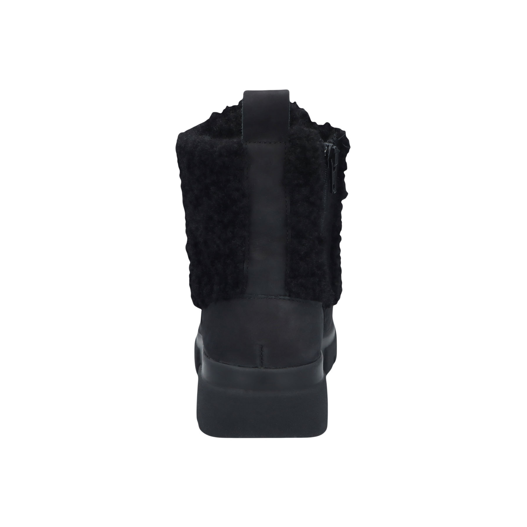 schwarze stiefeletten hinteransicht