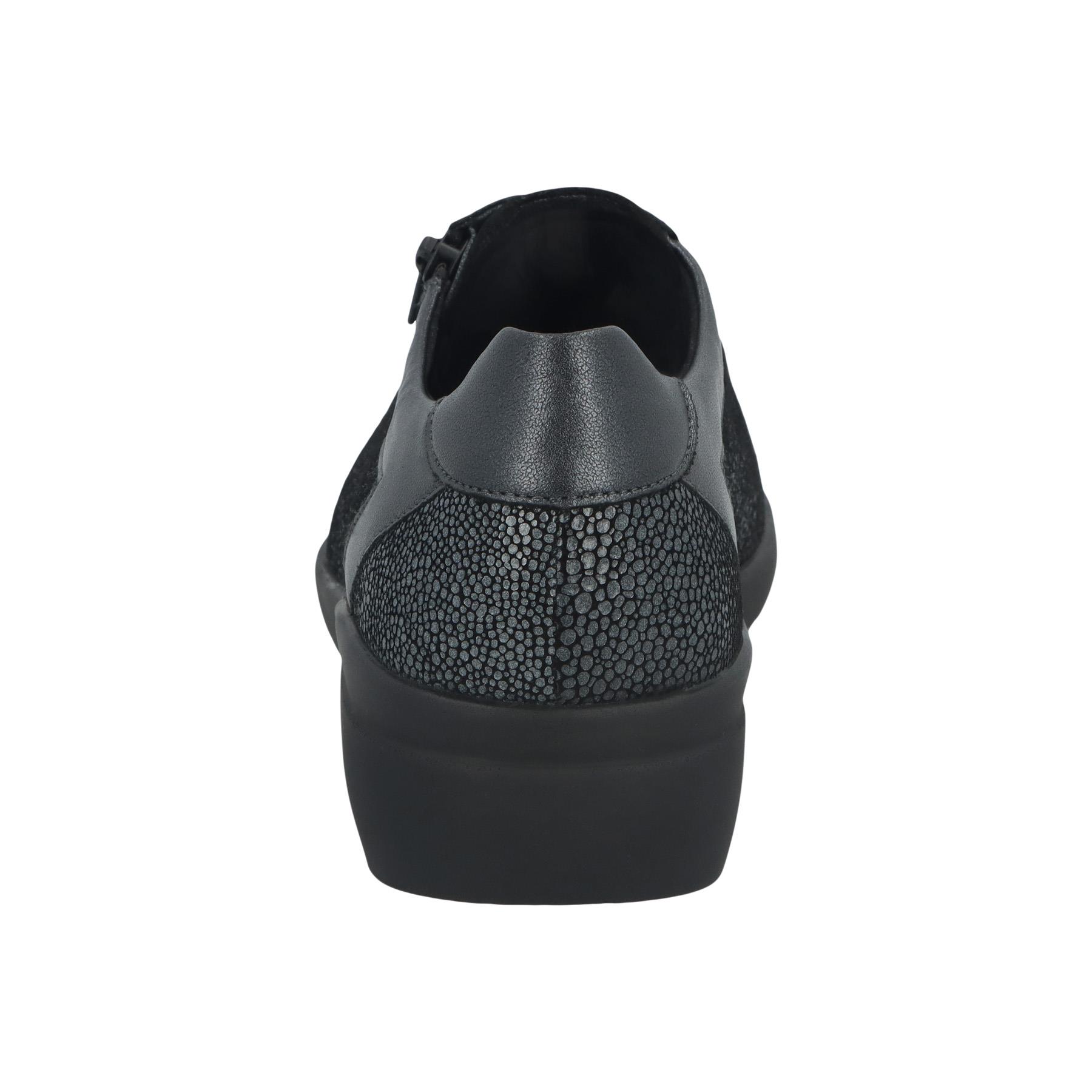 graue halbschuh hinteransicht