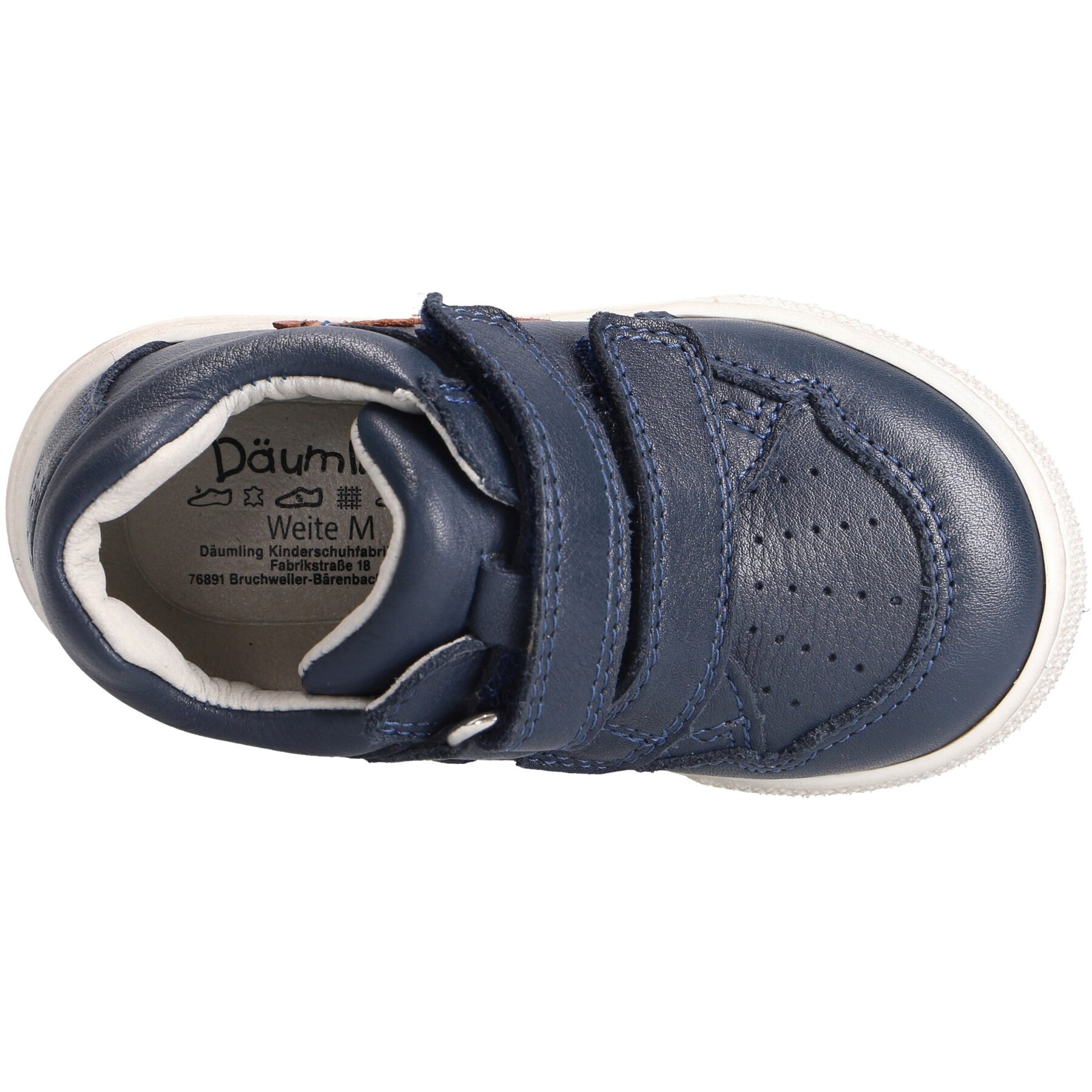 blaue mid cut draufsicht