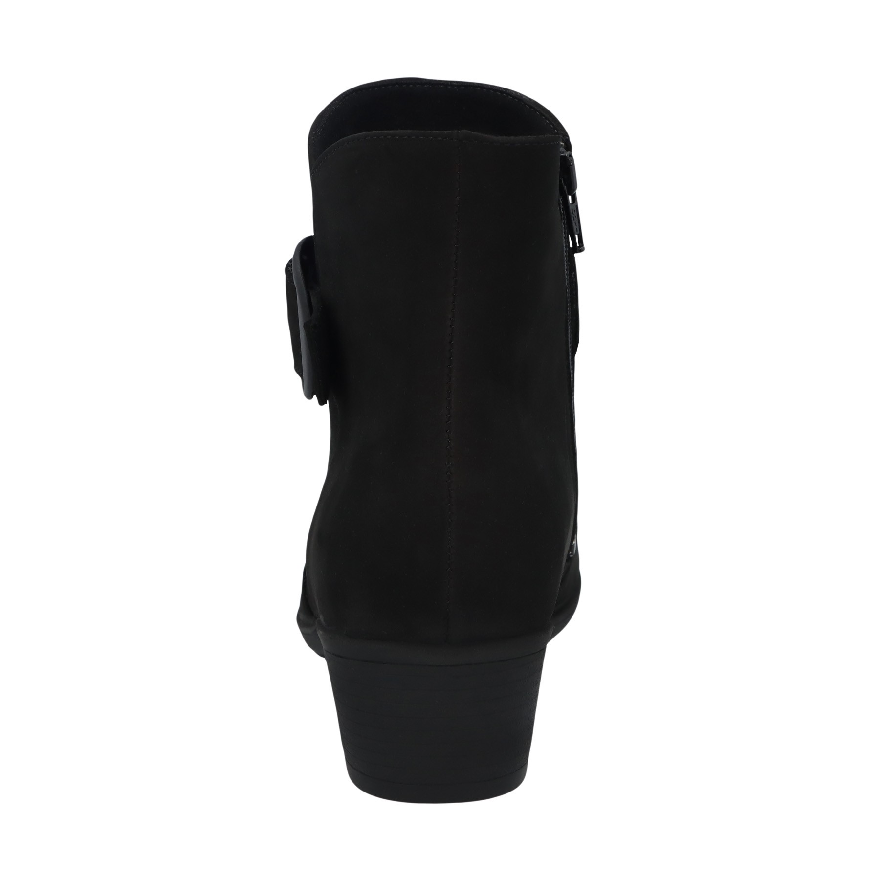 schwarze stiefel hinteransicht
