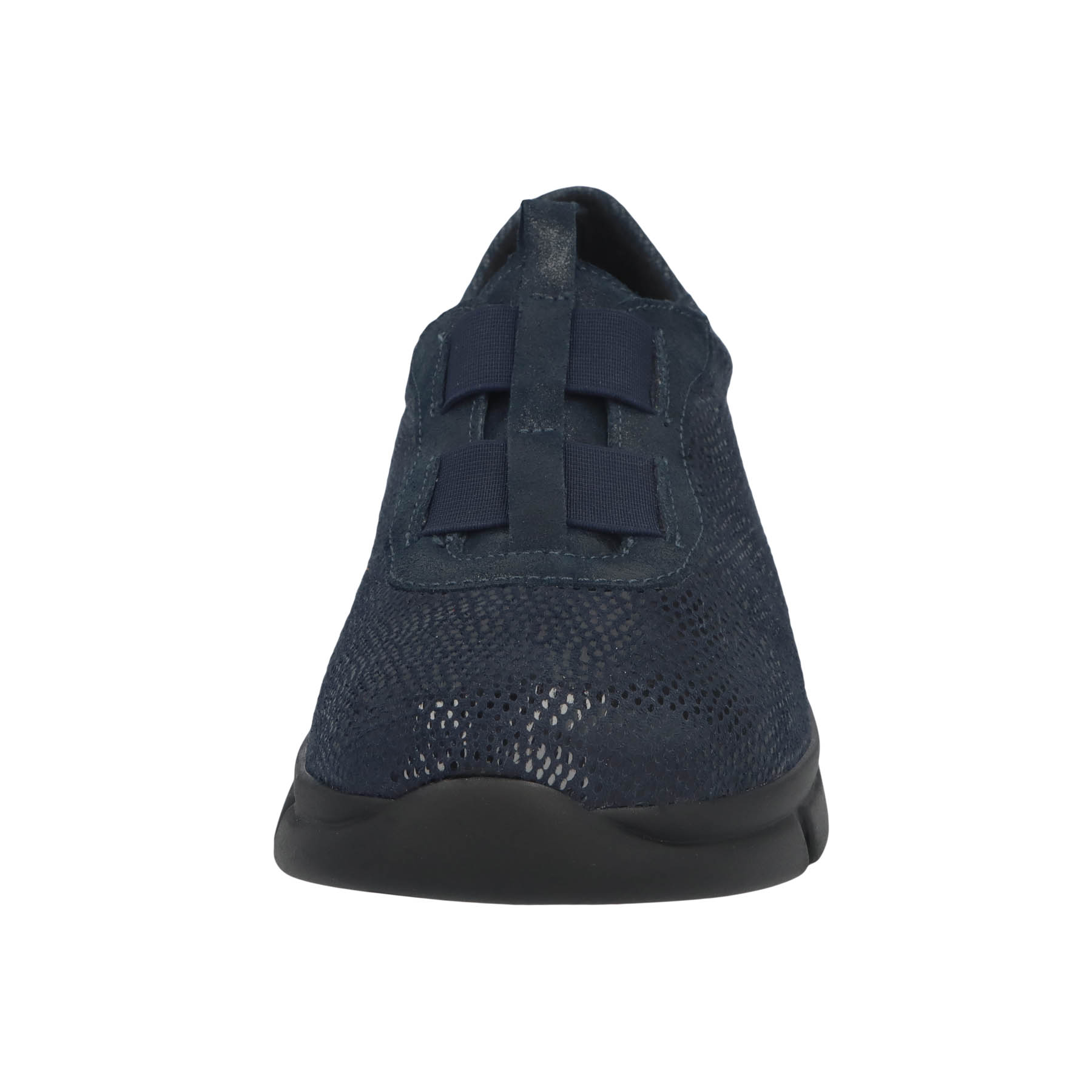 blaue halbschuh vorderansicht