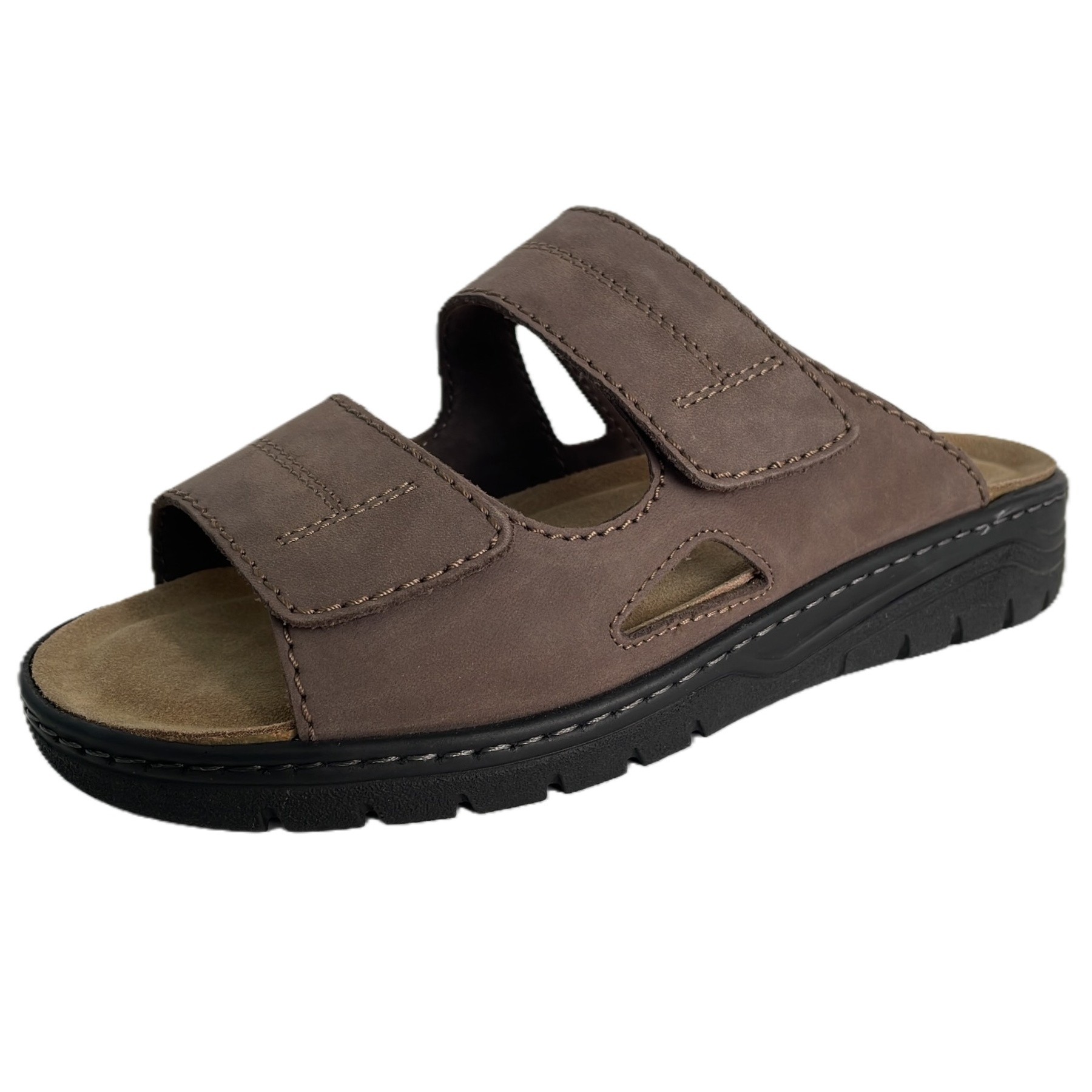 braune pantolette 3-4 ansicht