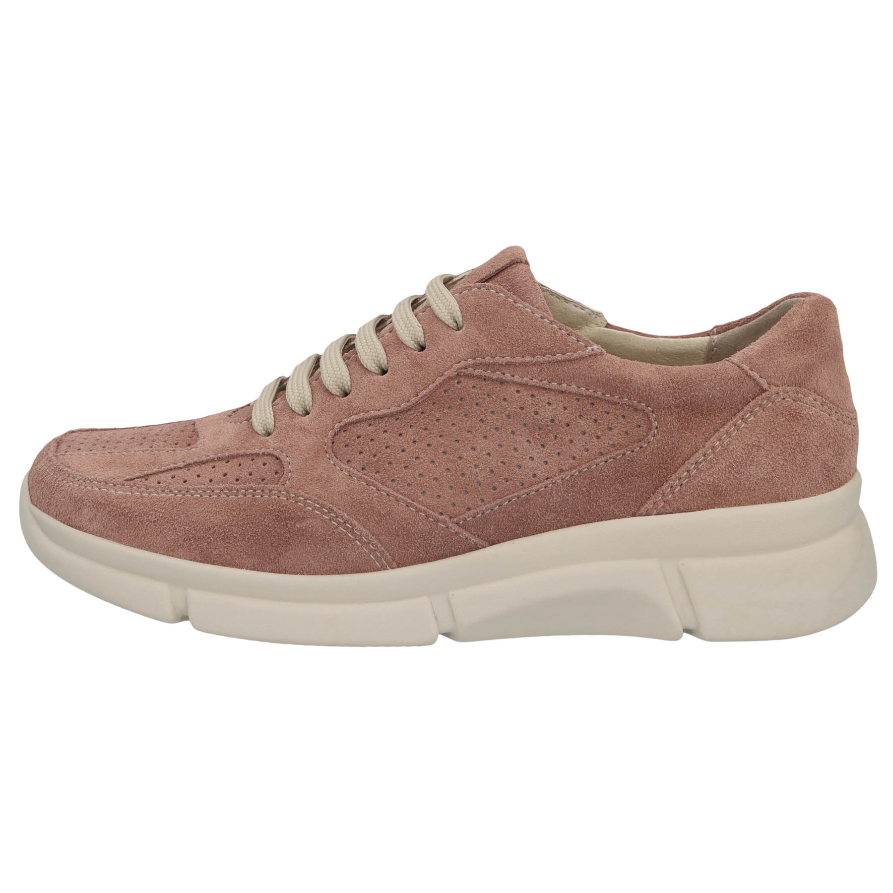 braune halbschuh seitenansicht links