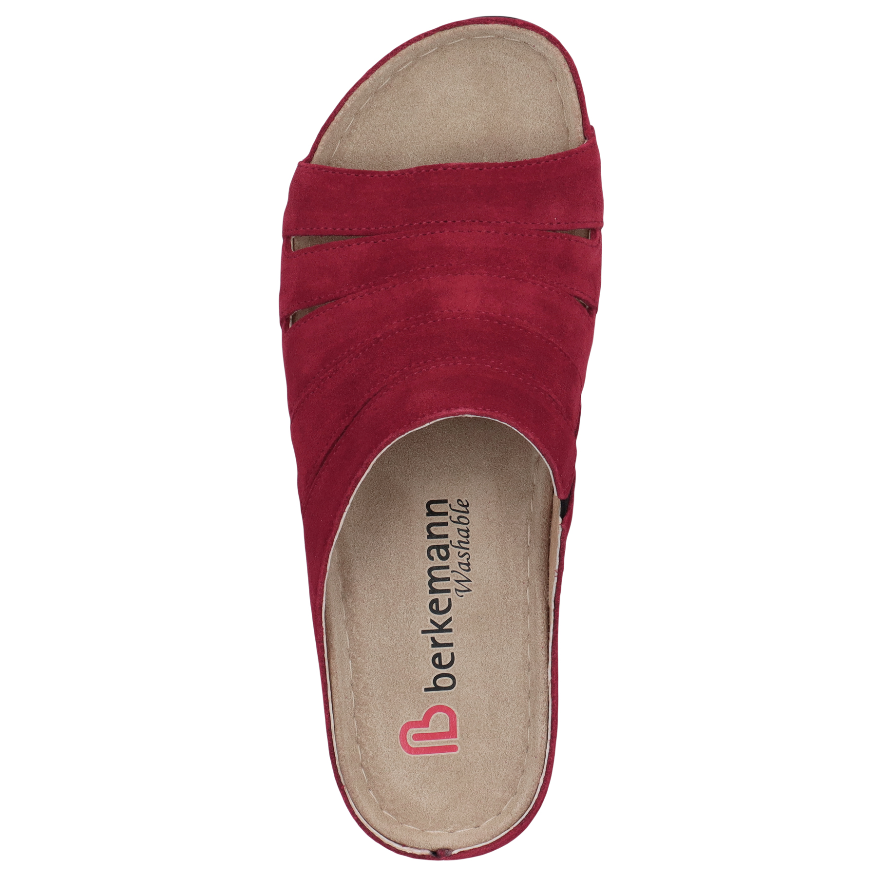 rote pantolette draufsicht