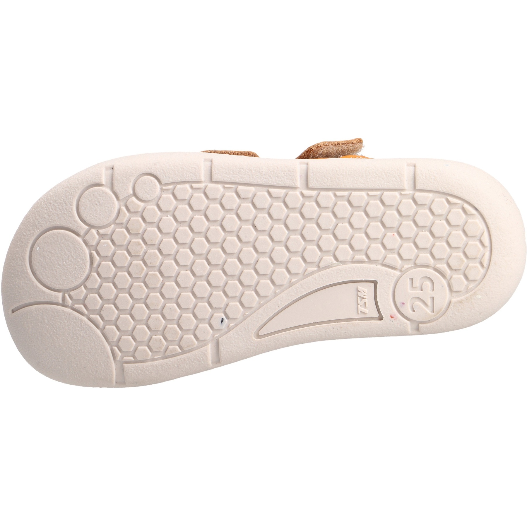 mehrfarbige lauflernschuhe sohlenansicht