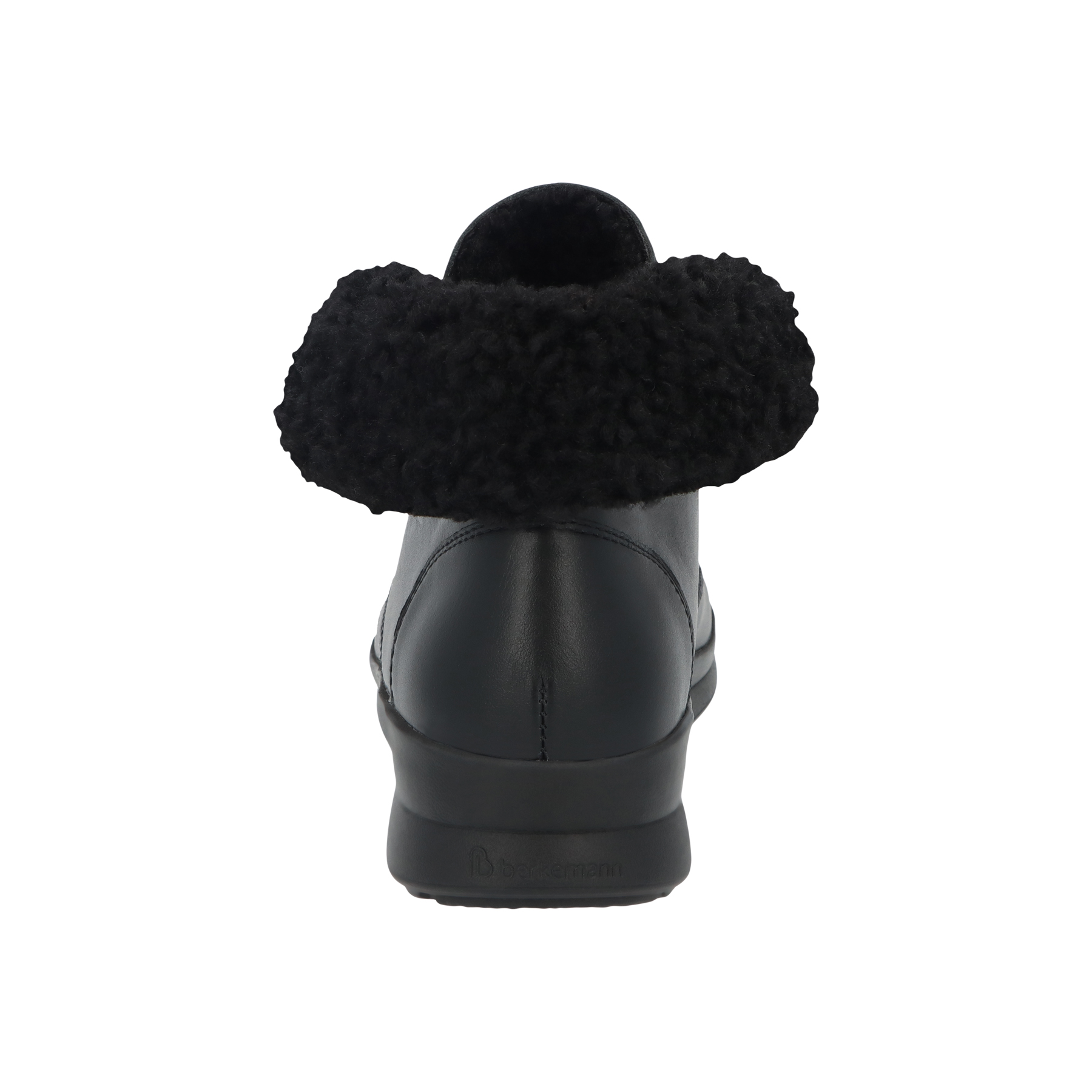 schwarze stiefeletten hinteransicht