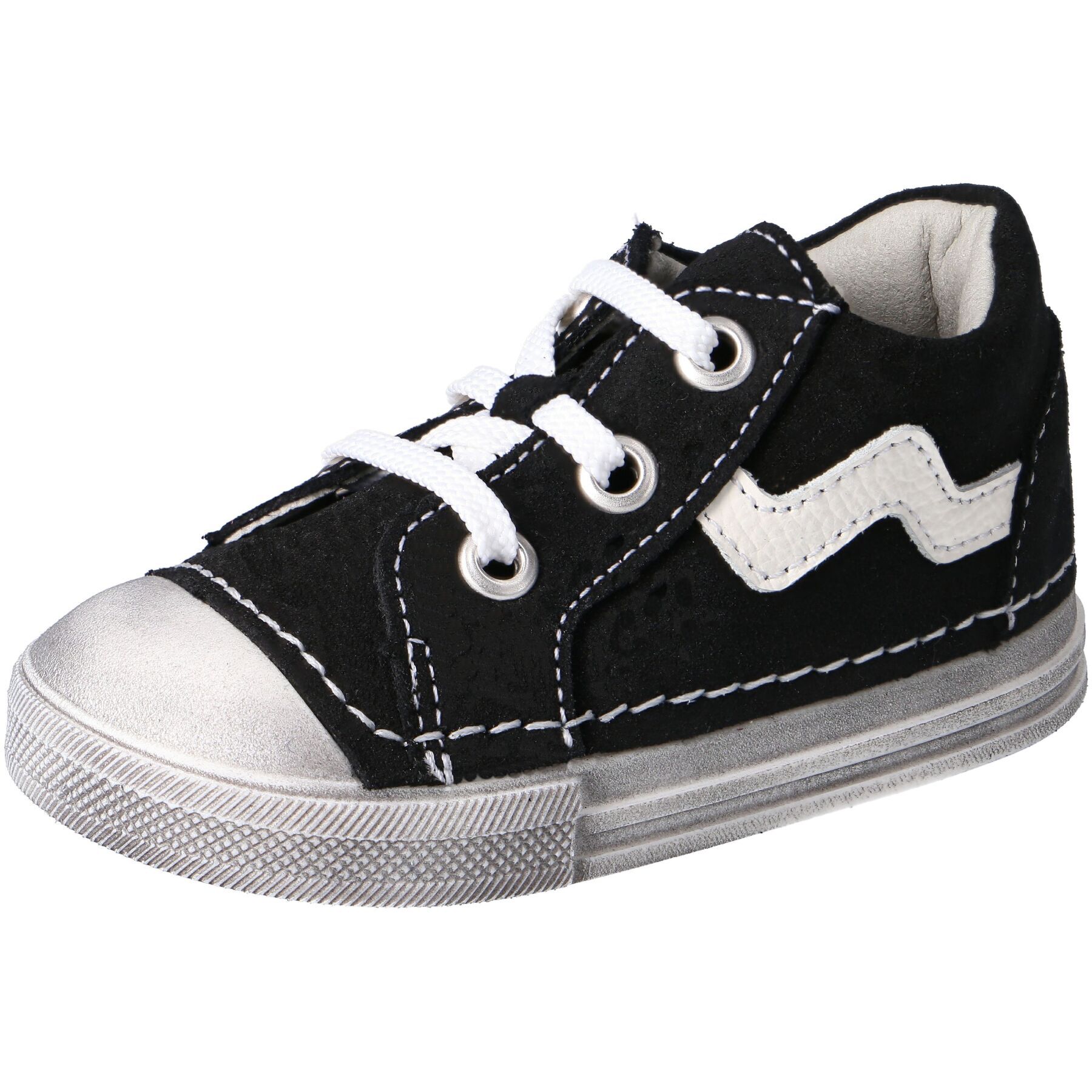 schwarze lauflernschuhe 3-4 ansicht