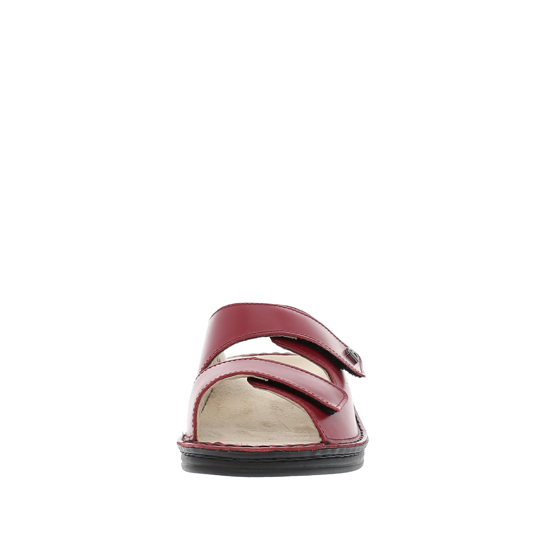 rote pantolette vorderansicht